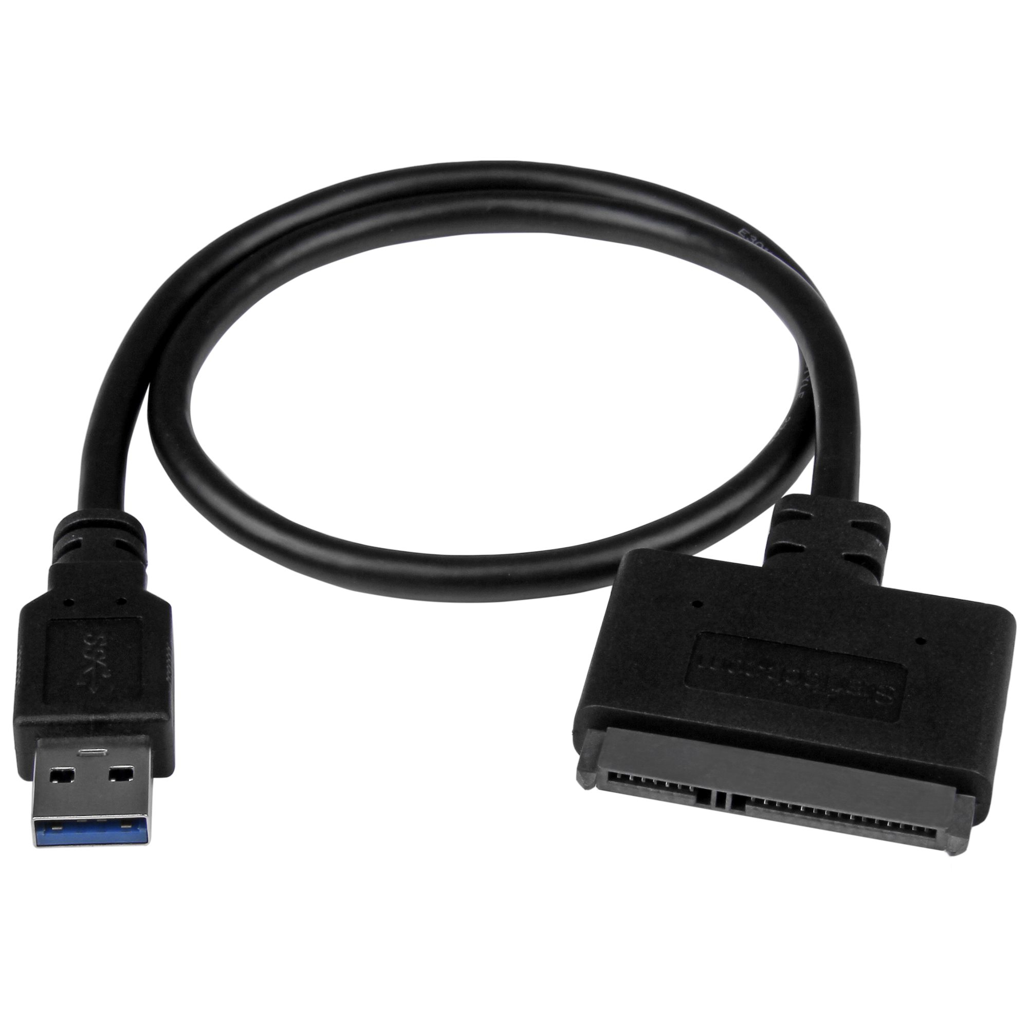 STARTECH.COM USB312SAT3CB USB 3.1 to 6.35cm/2.5in SATA Adapter with Integrated Cable