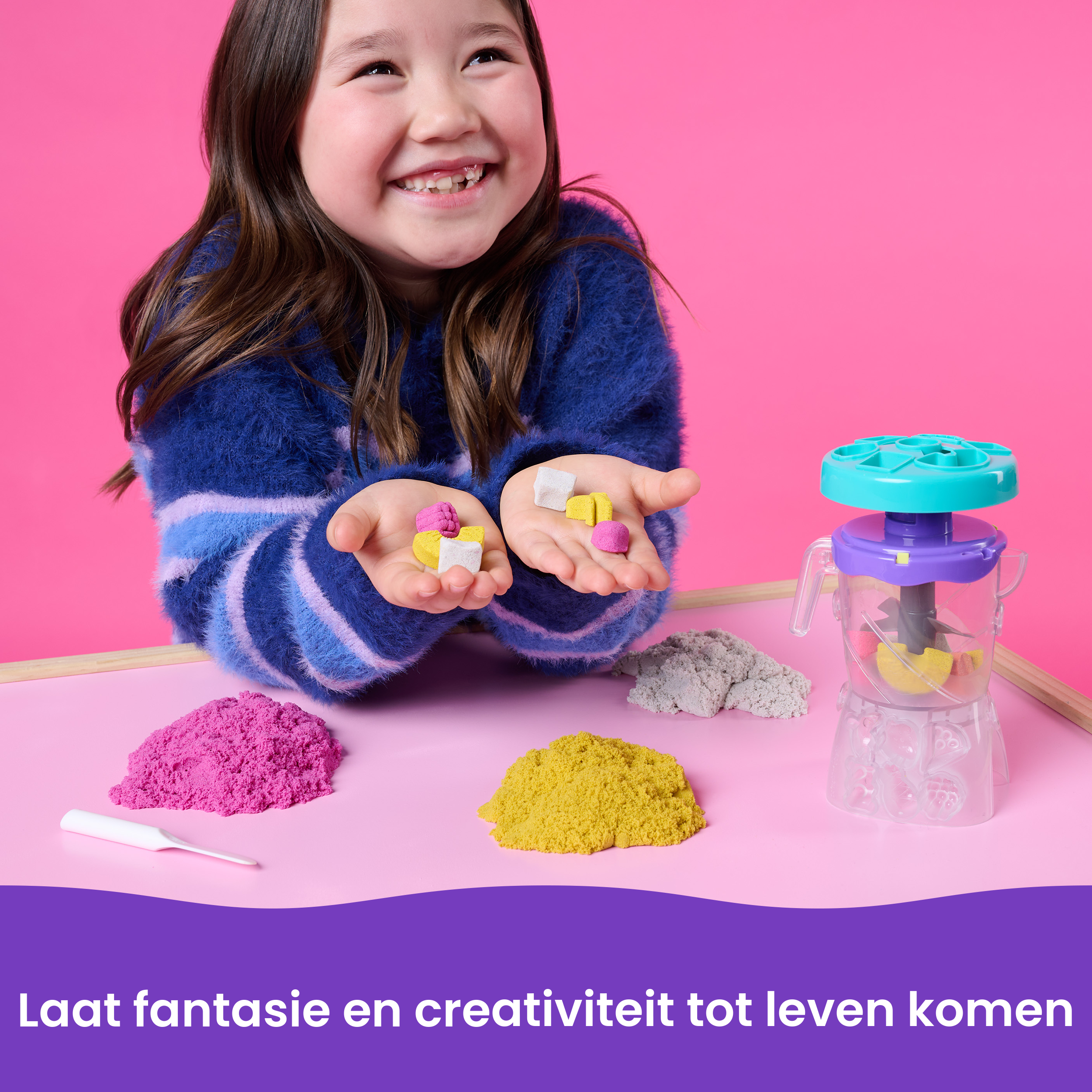 Kinetic Sand - Smoothie Mixer Spielset, Spielsand