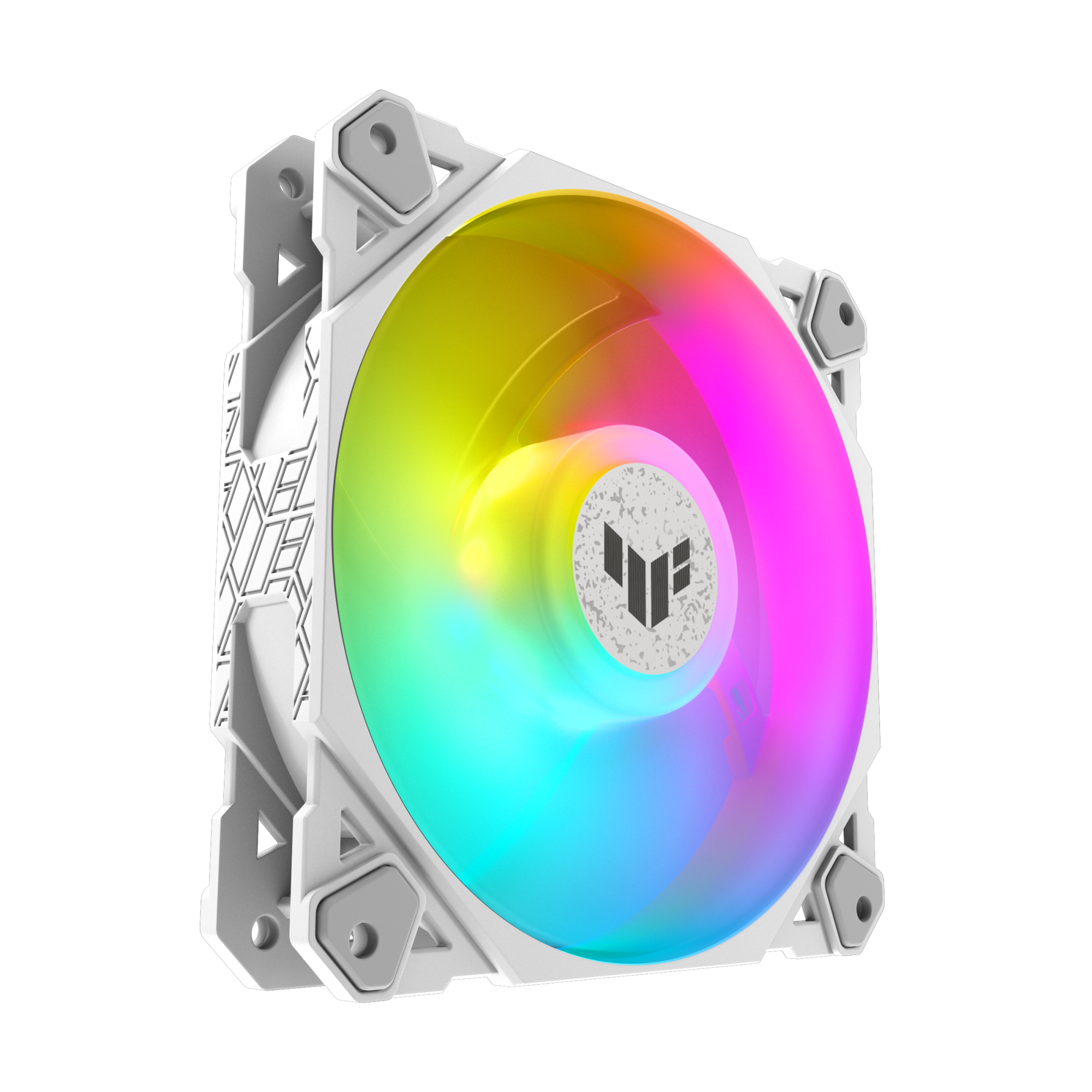 TUF Gaming TF120 ARGB-Gehäuselüfter White Edition 3IN1