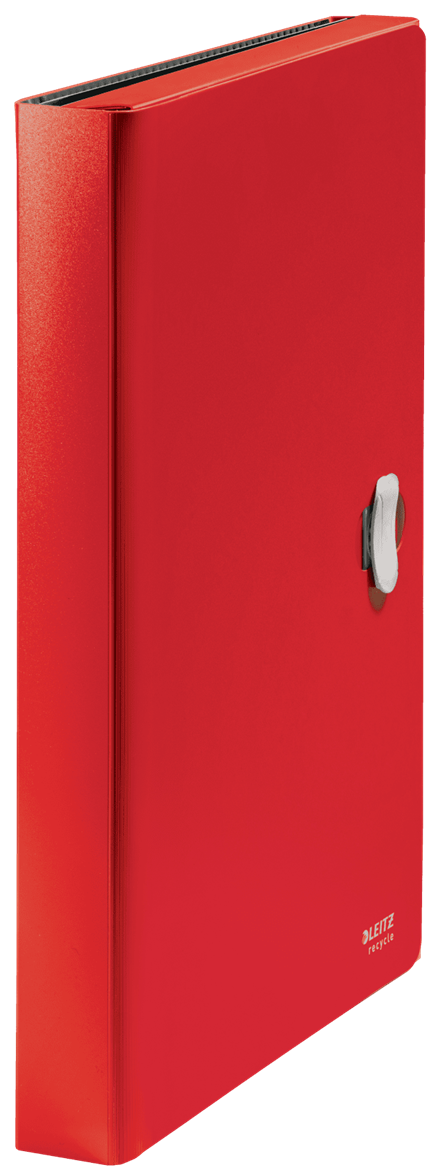 LEITZ Fächermappe recycle 4624 5 Fächer rot, 1 St.