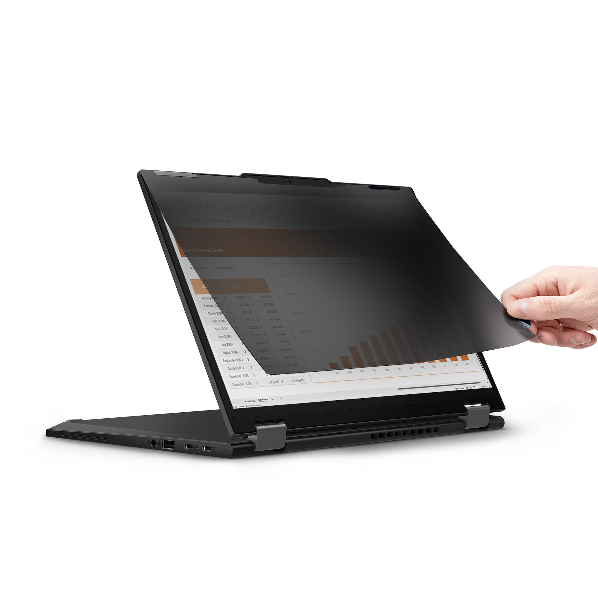 STARTECH.COM Lenovo X13 Yoga Gen 4 Bright Privacy Screen Filter with Touch Flip-Over 75 Light Transmittance Anti-Glare