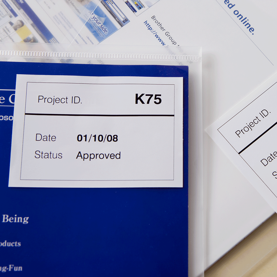 DK CONTINUOUS LABELS WHITE PAPER 30.48M REMOVABLE