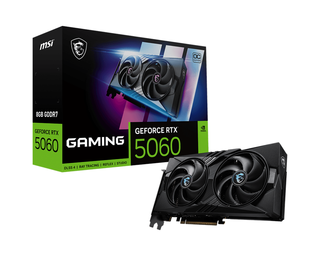 MSI RTX5060 Gaming OC 8GB GDDR7 HDMI 3xDP