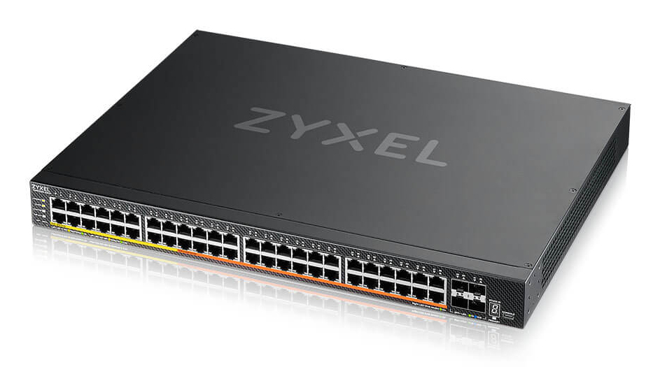 ZYXEL XMG2230-52HP 52-Port Layer 3 Access Switch PoE++ AC 960W DC 2400W 32 x 1G 16 x 2.5G MultiGig 4 x 10G SFP+ Uplink inkl. 1 Jahr