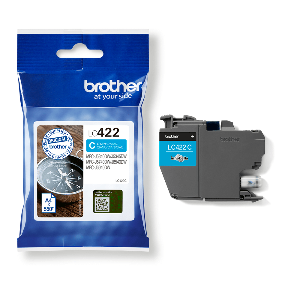 LC-422C INK CYAN F. MFC-J5340/5345/5740/6540/6940DW