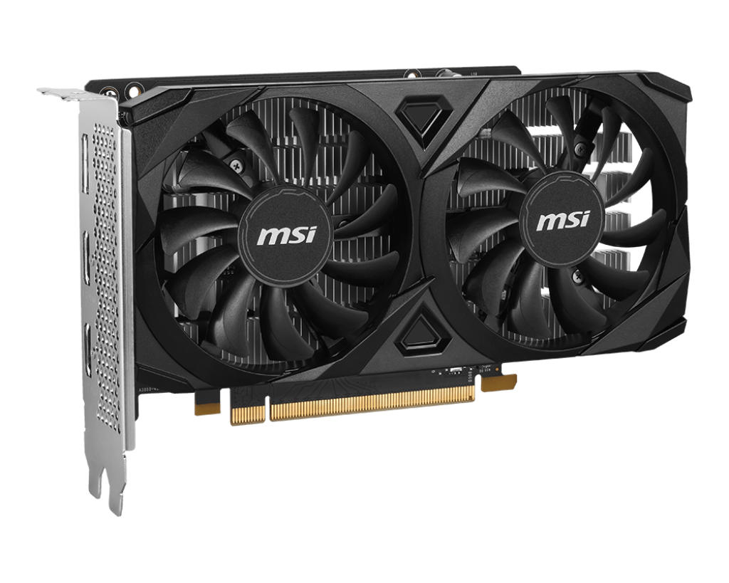 MSI RTX3050 VENTUS 2X E OC 6GB GDDR6 HDMI DVI DP