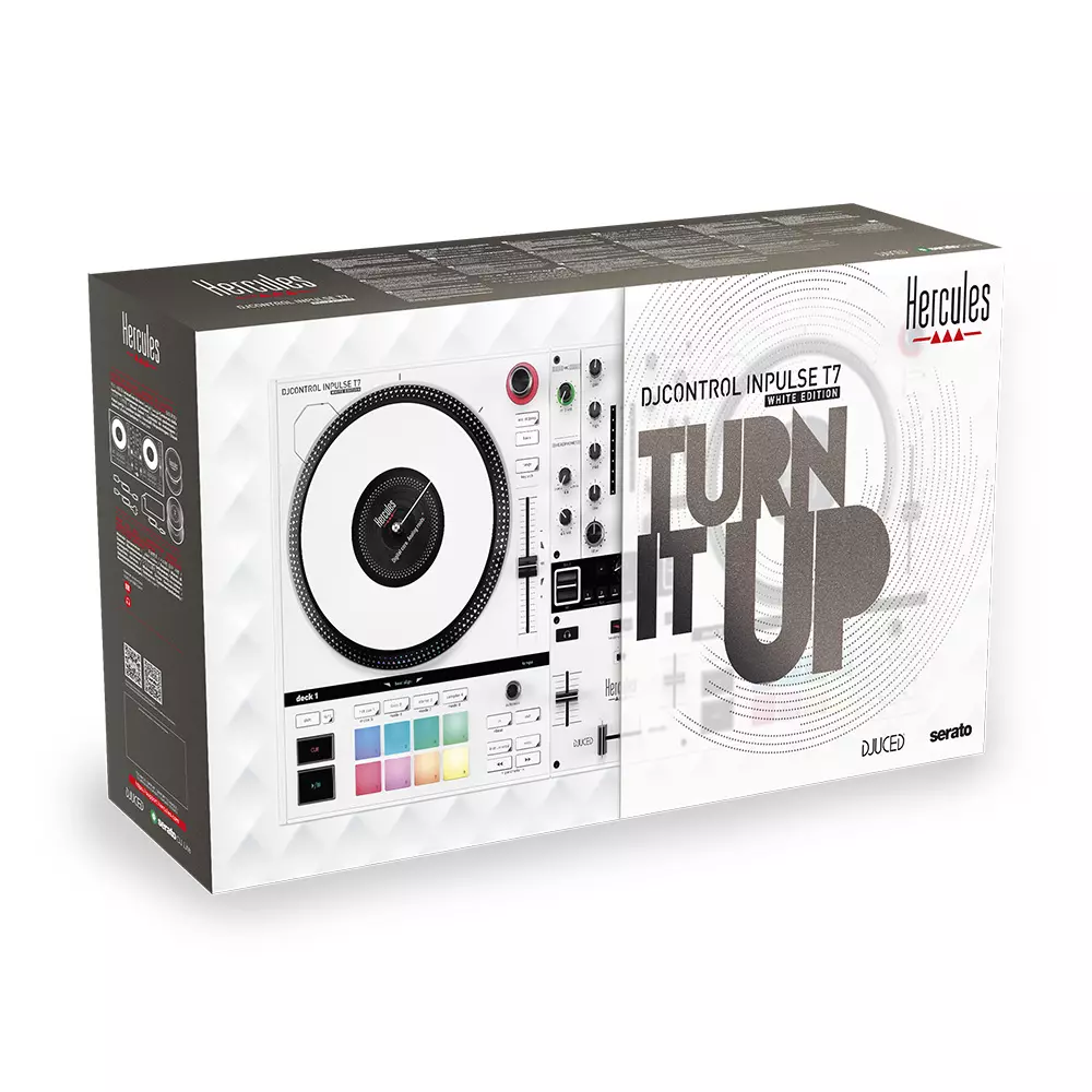 Mixersteuerung Hercules DJ Control Inpulse T7 White Edition retail