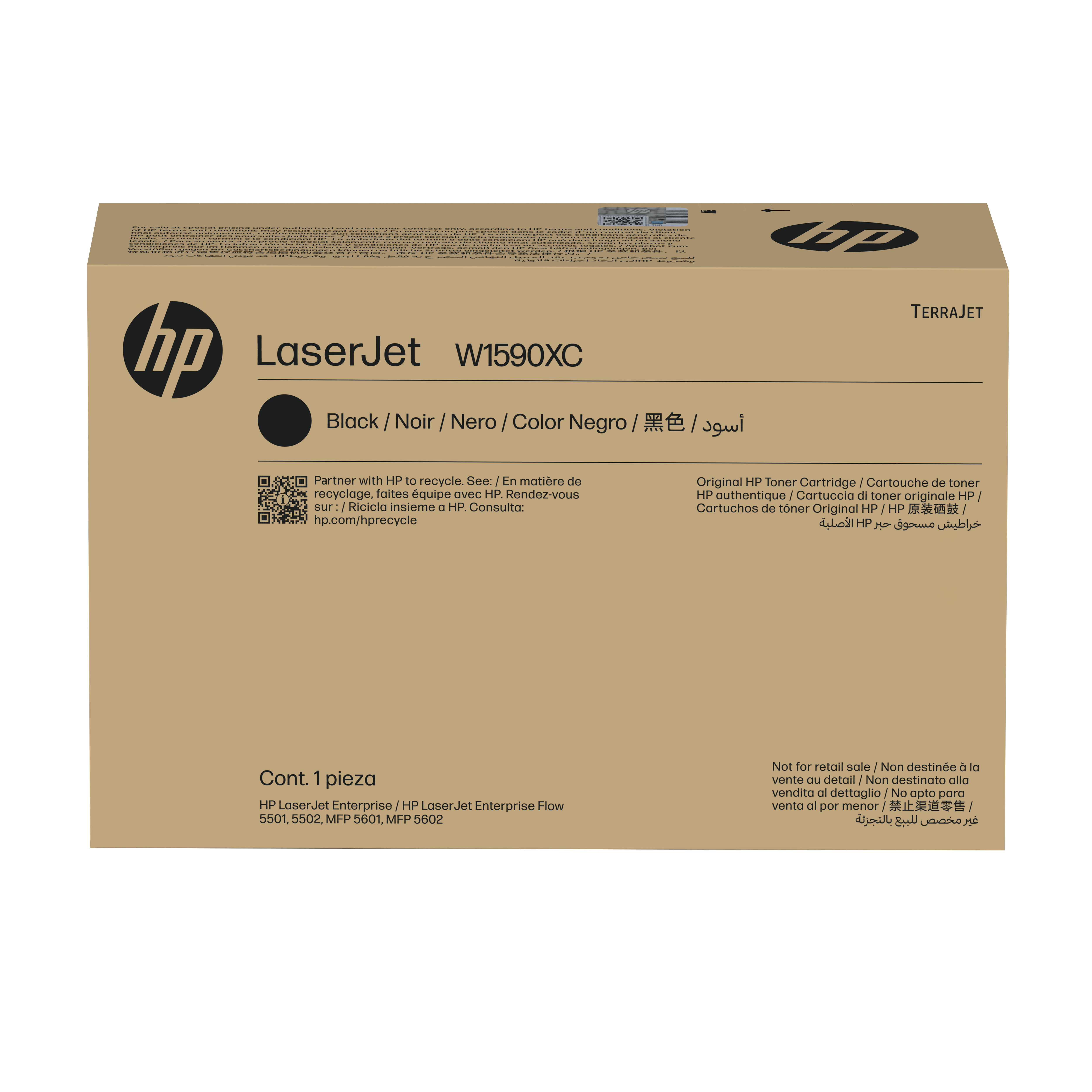 HP 159X (W1590X) schwarz Tonerkartusche
