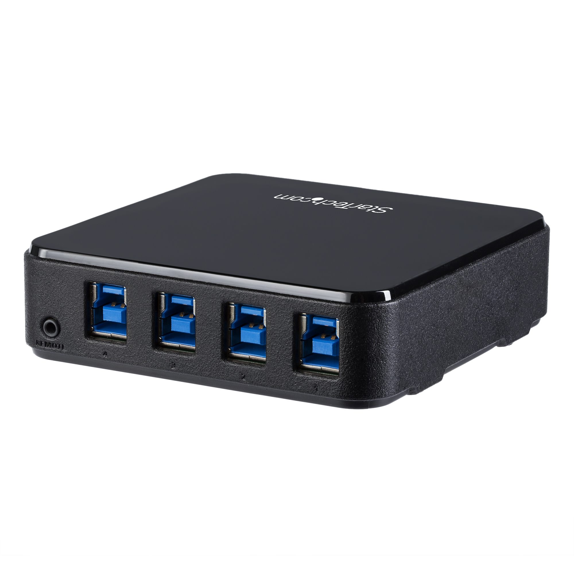 STARTECH.COM USB 3.0 Sharing Switch 4x4 für Peripheriegeräte - USB Umschalter für Mac / Windows / Linux - 4 Port USB 3.0 Switch