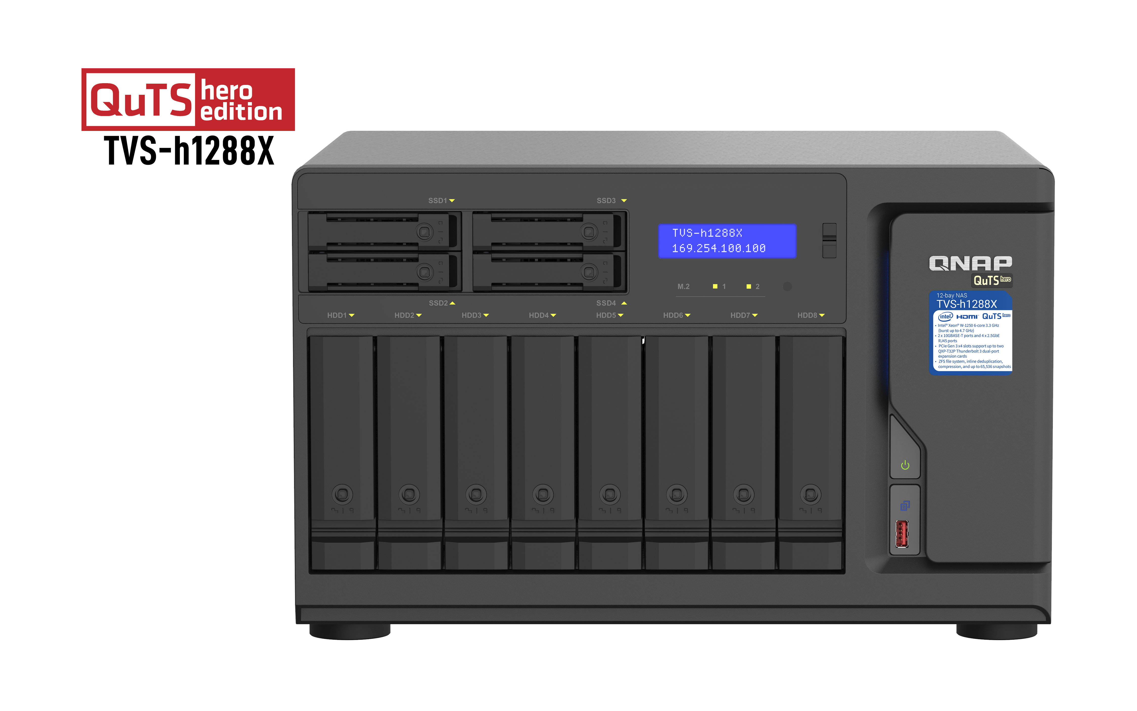 TVS-h1288X-W1250-16G, NAS