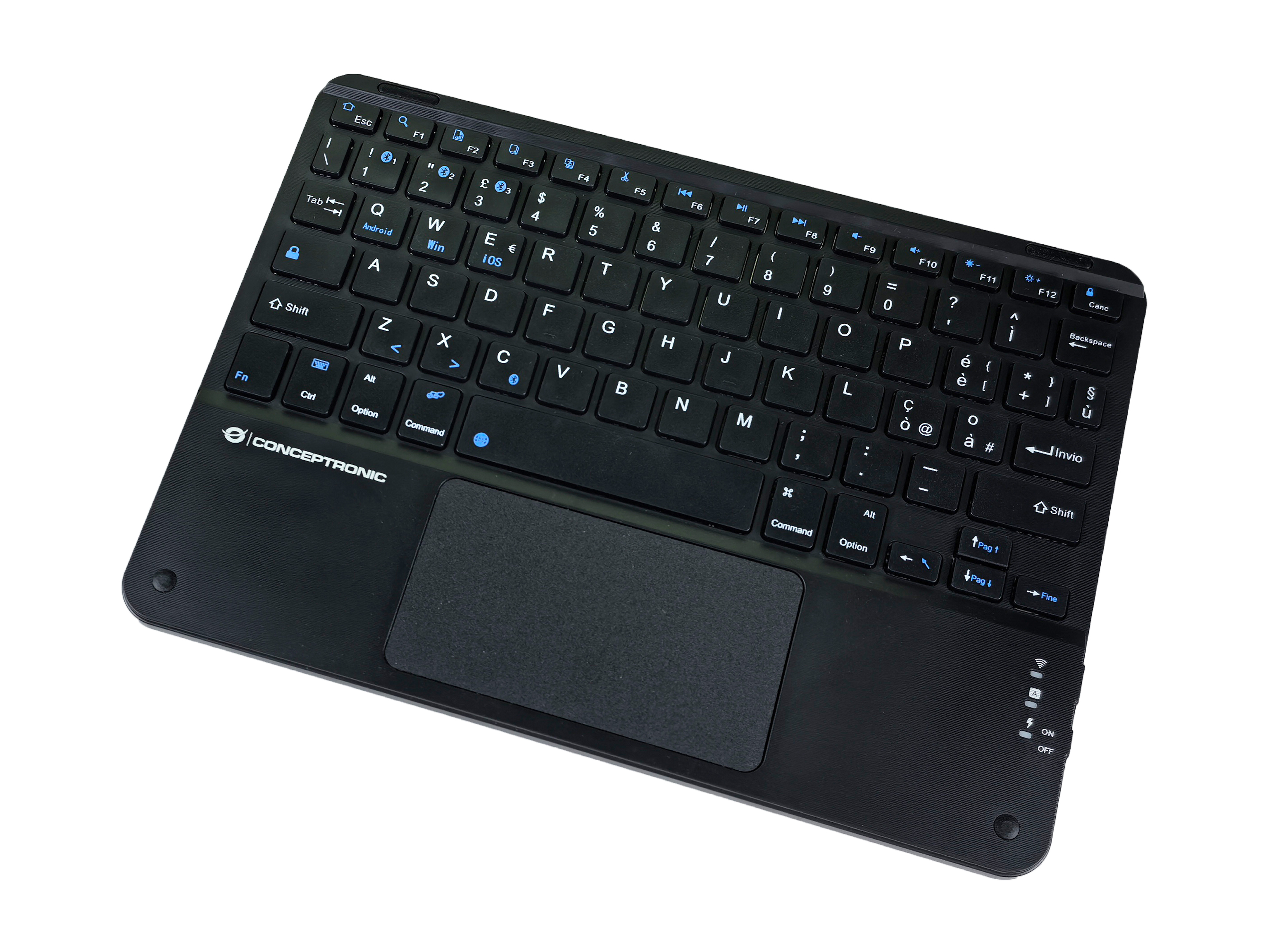 CONCEPTRONIC 10 Wireless Tastatur BT5.4 Layout IT schwarz