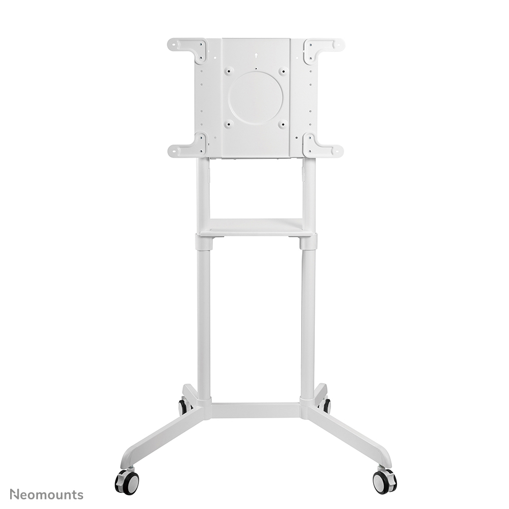 NEOMOUNTS TV/Monitor FloorStand Rollwagen 94-177,8cm 30-70Zoll max 70kg Höhe 137cm Neigbar Rotierbar weiss