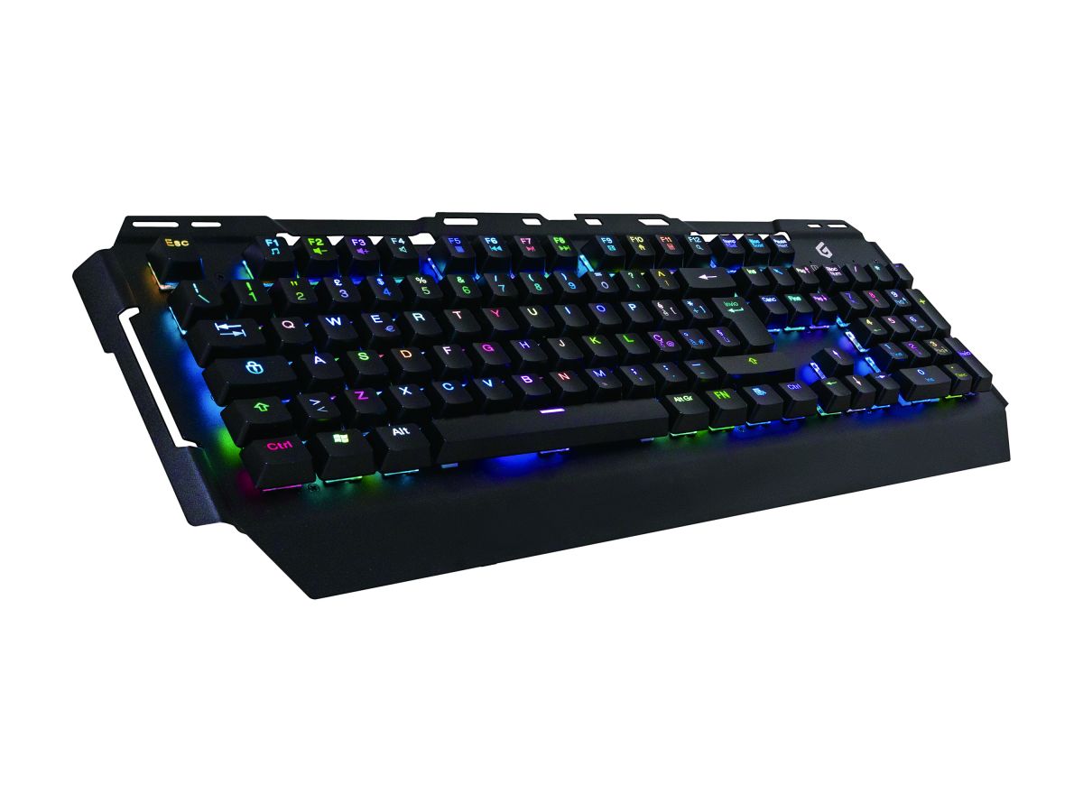 CONCEPTRONIC Gaming Tastatur Mechan./RGB Layout IT schwarz