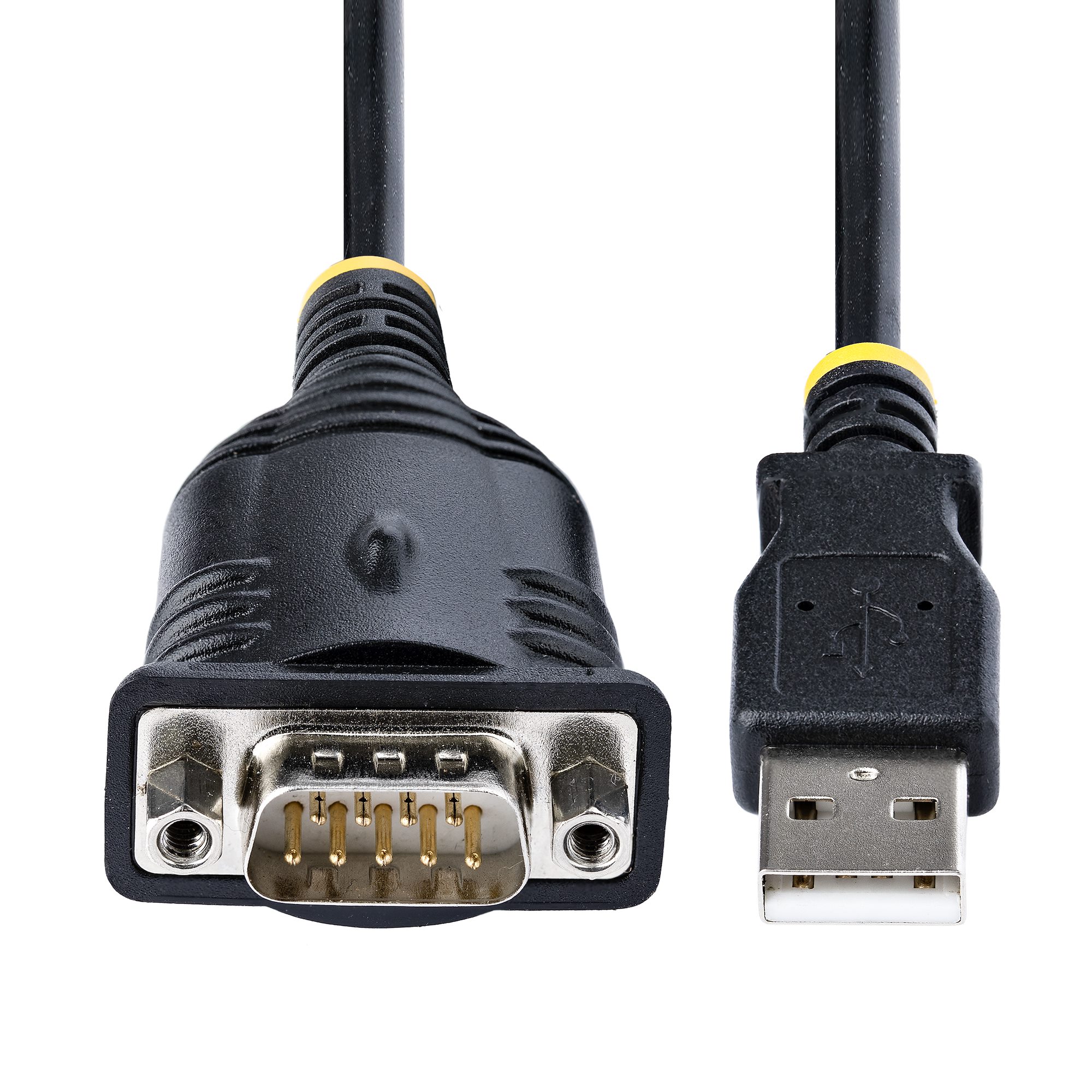 STARTECH.COM 1m USB to Serial Cable DB9 Male RS232 to USB Converter Prolific IC USB to Serial Adapter for Printer/Scanner/Switch