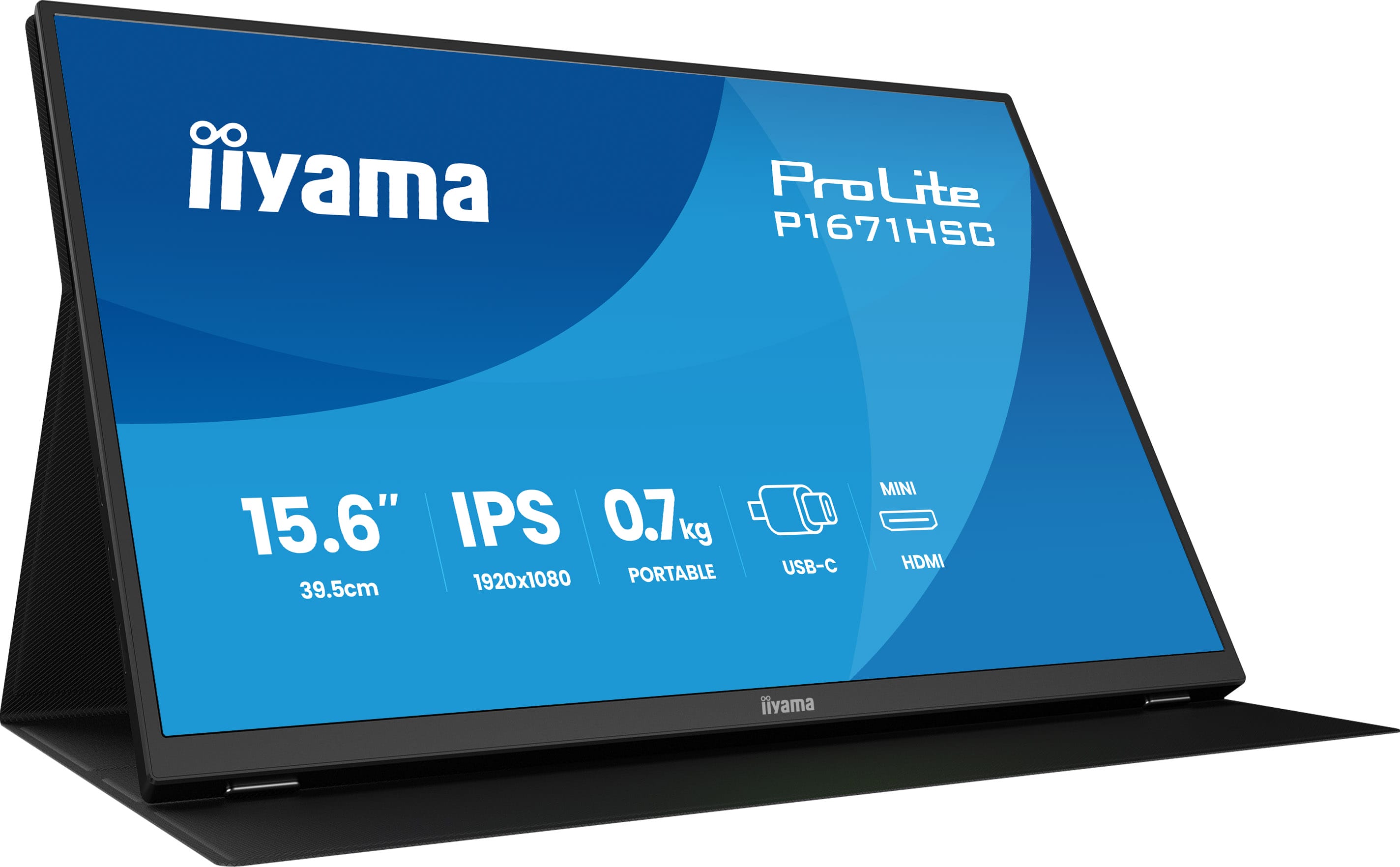 IIYAMA 39,5cm (15,6) P1671HSC-B1 16:9 mHDMI+2xUSB-C IPS