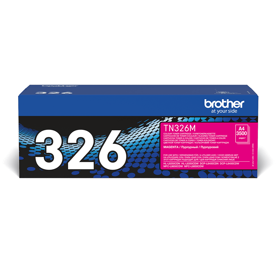 TN-326M TONER CARTRIDGE MAGENTA F/ HL-L8250CDN 3500PGS