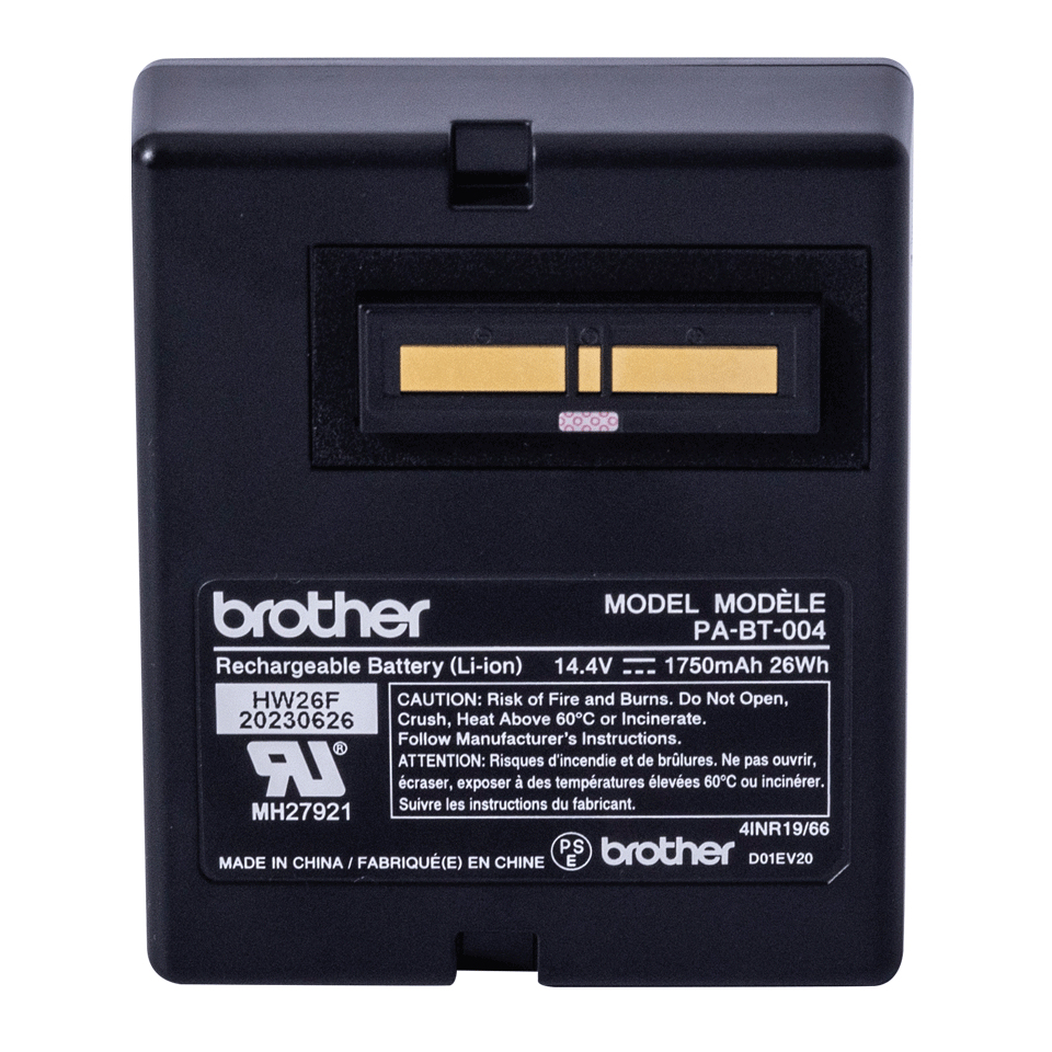 RECHARGEABLE LI-ION BATTERY