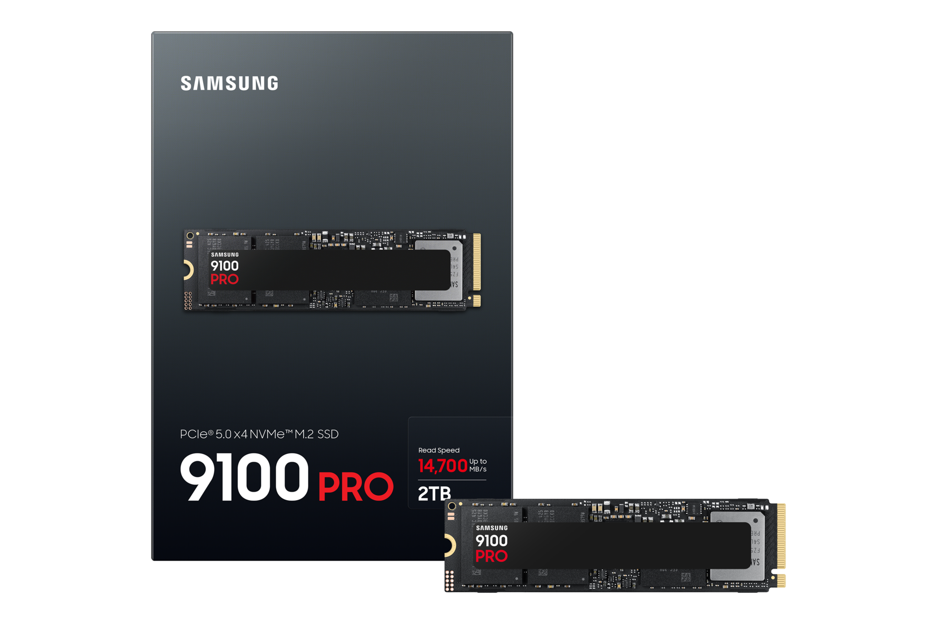 SSD M.2 (2280) 2TB Samsung 9100 PRO (PCIe 5.0/NVMe)