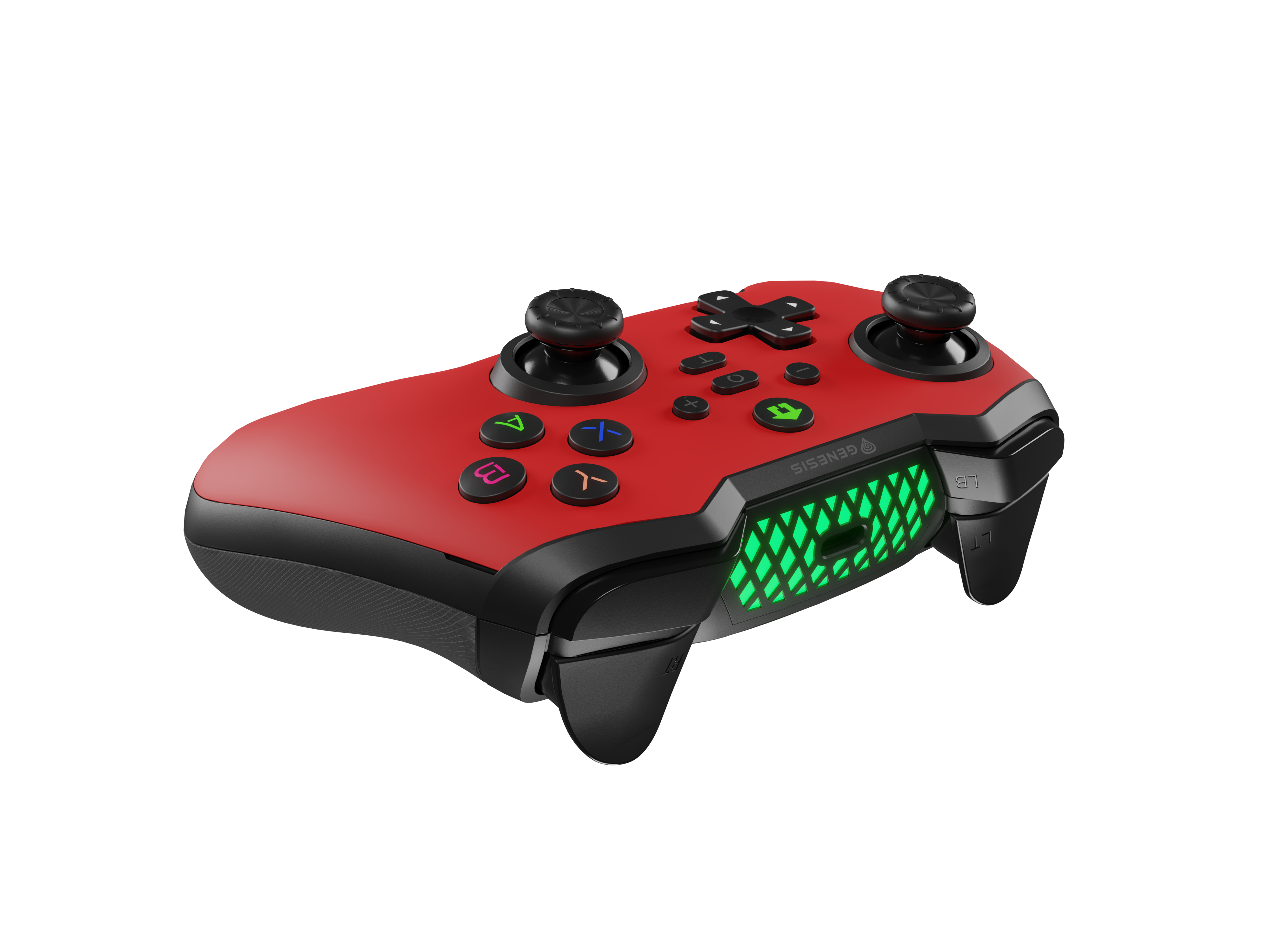 Genesis Gamepad MANGAN 400 kabellos rot/schwarz (PC/Switch)