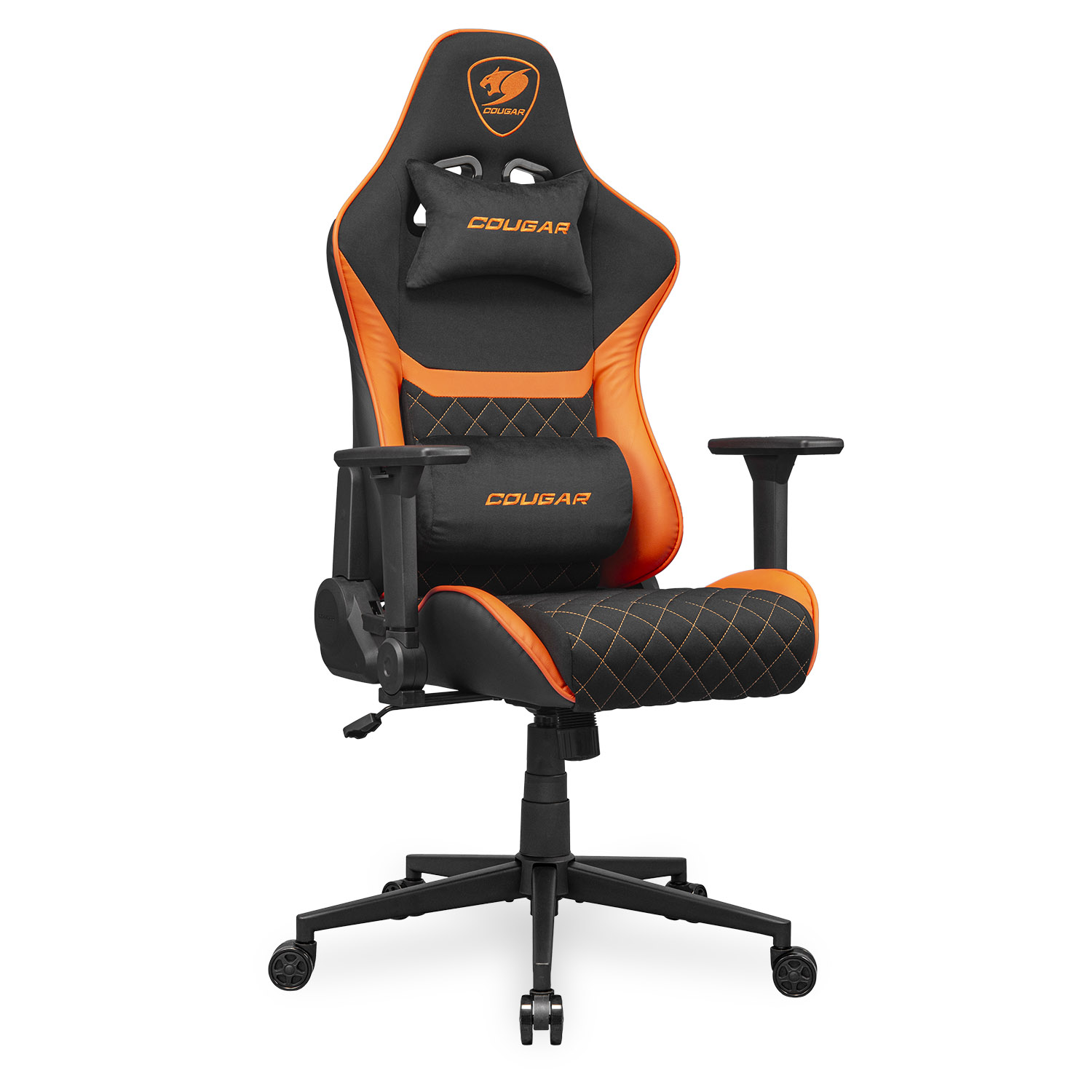COUGAR Gaming-Stuhl Armor One V2 F, PVC/Stoff,Schwarz/Orange