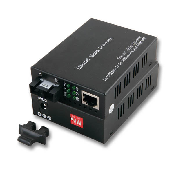 EFB Medienkonverter Fast Ethernet RJ45 auf Multimode SC 100FX 2KM inklusive Netzteil