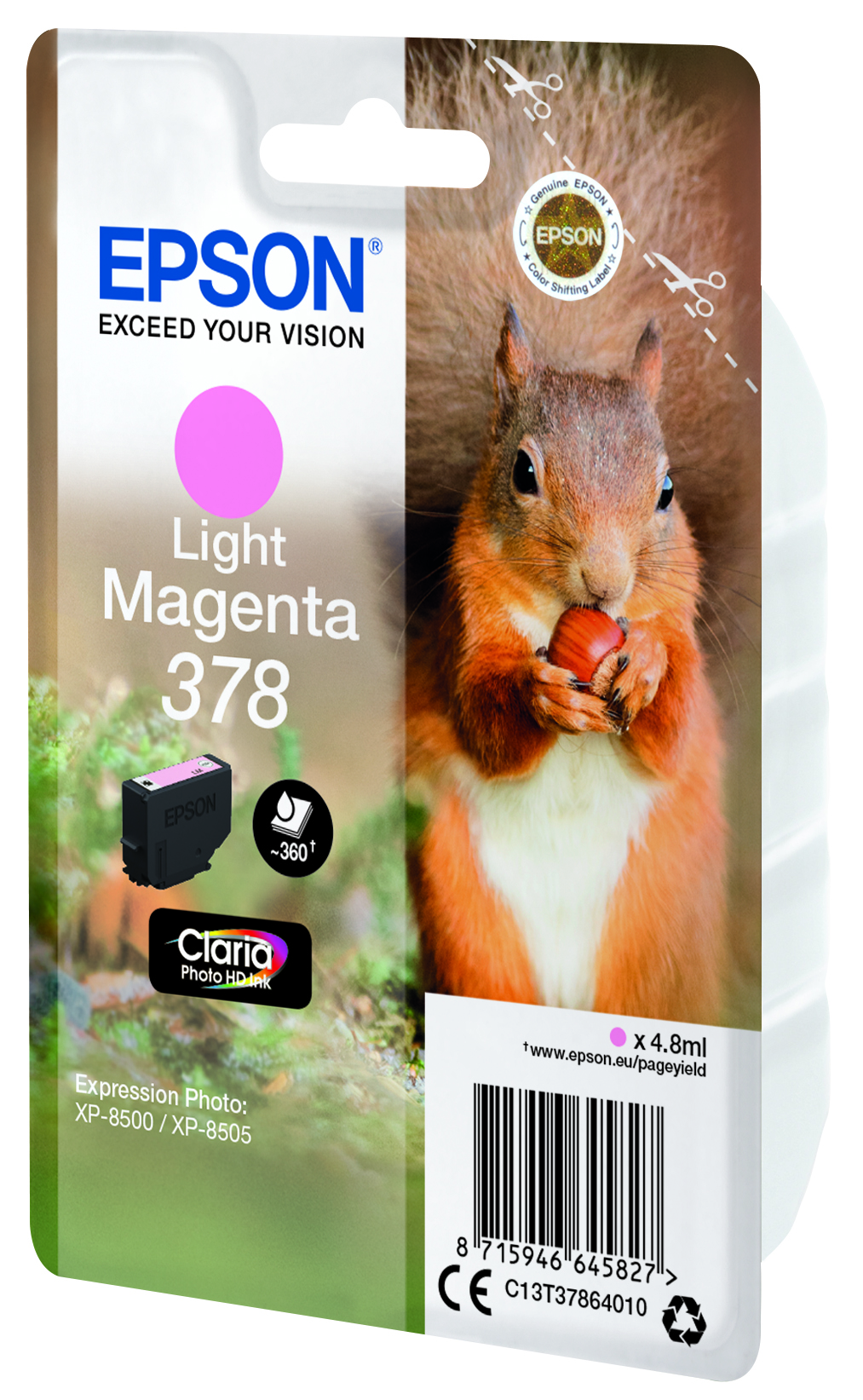 EPSON 378/T37864 (Eichhörnchen) light magenta Druckerpatrone