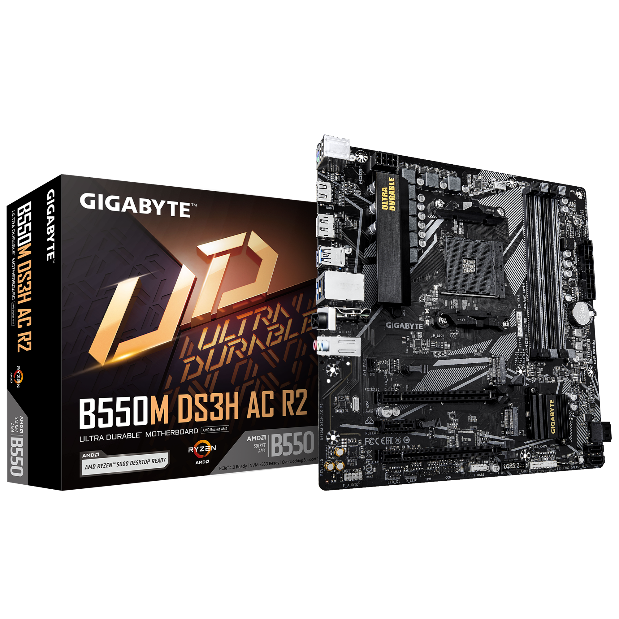 B550M DS3H AC R2, Mainboard