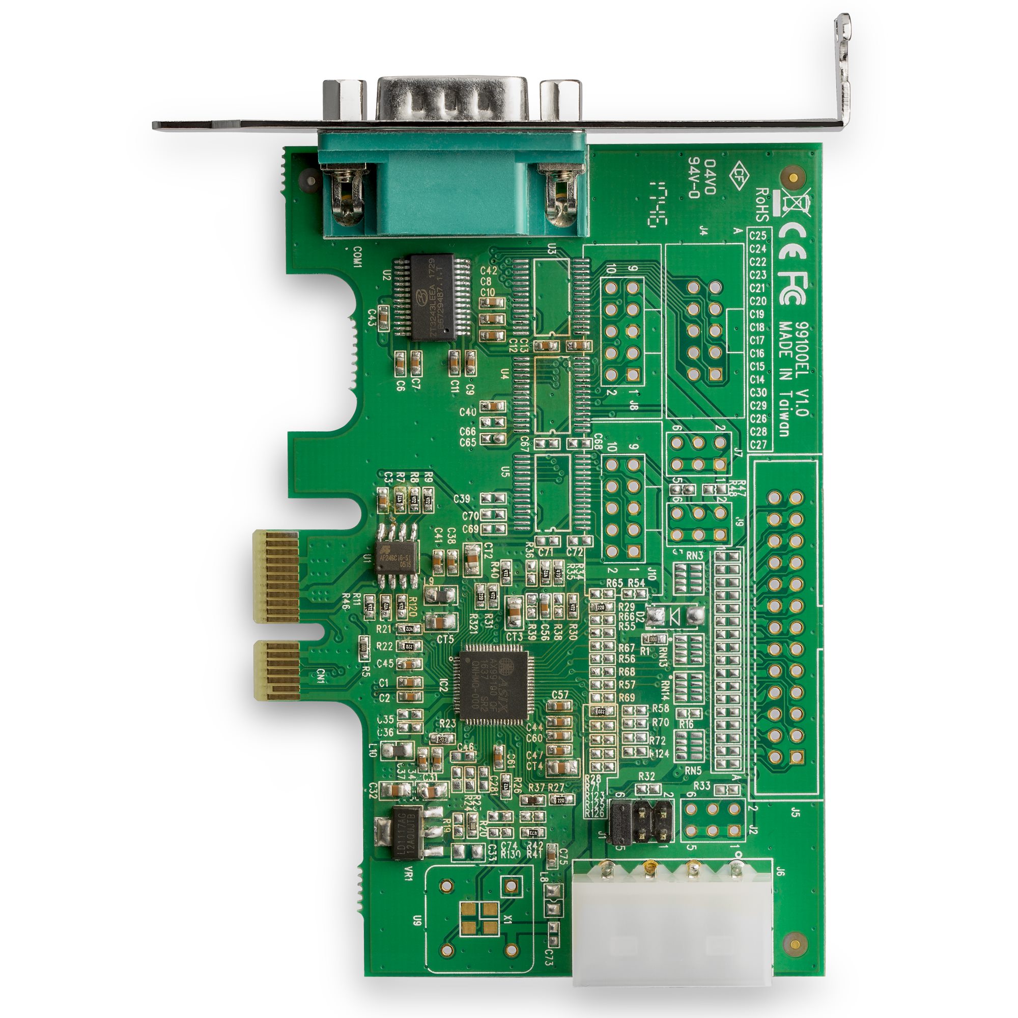 StarTech.com 1 Port Serielle PCI Express RS232 Karte PCIe Grün