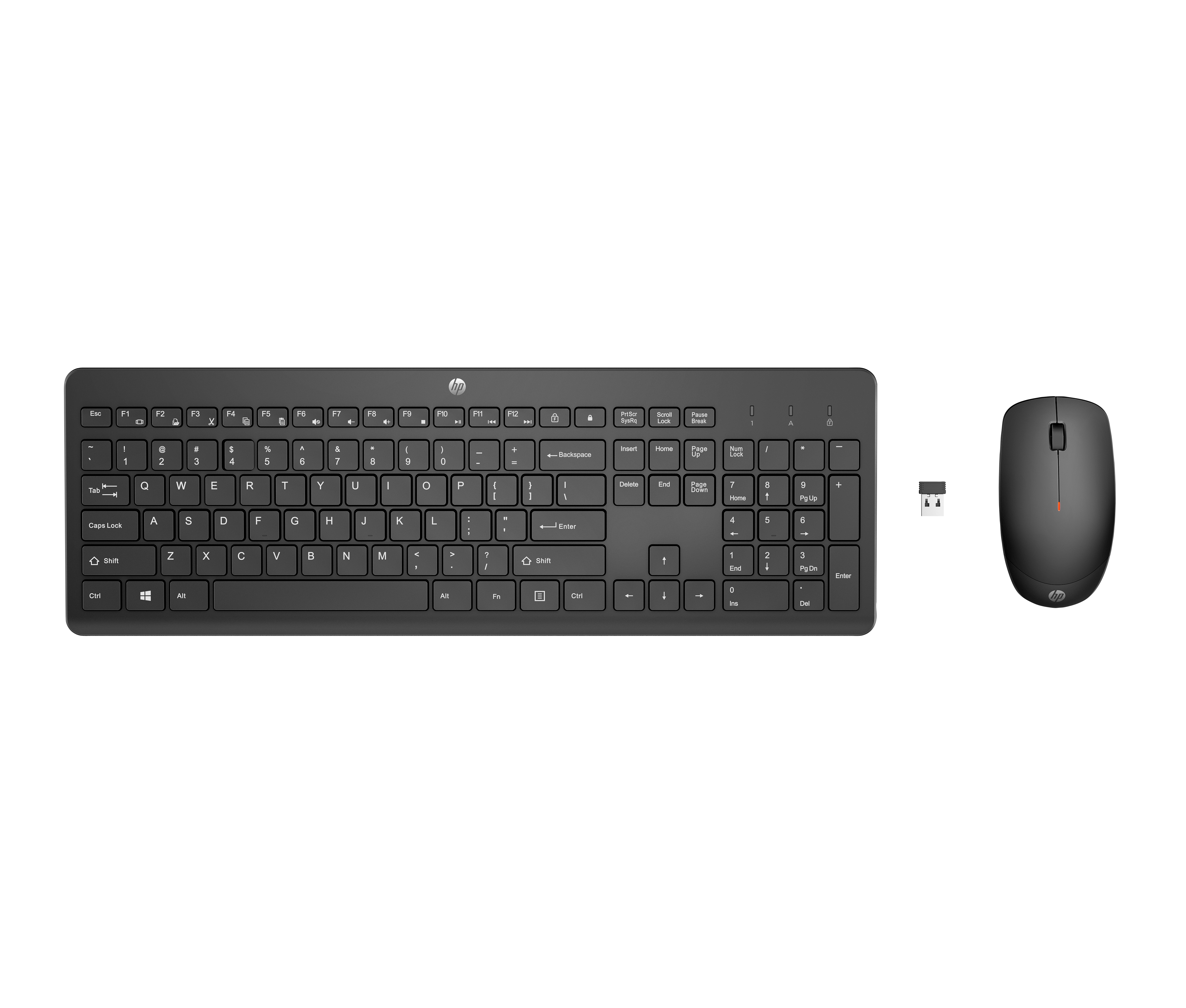 HP 230 Tastatur-Maus-Set kabellos schwarz