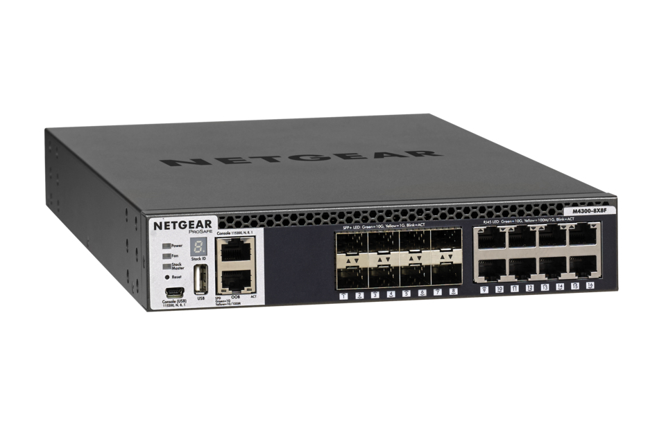 M4300 16-PORT 10GB ST.MG.SWITCH (8X8F)