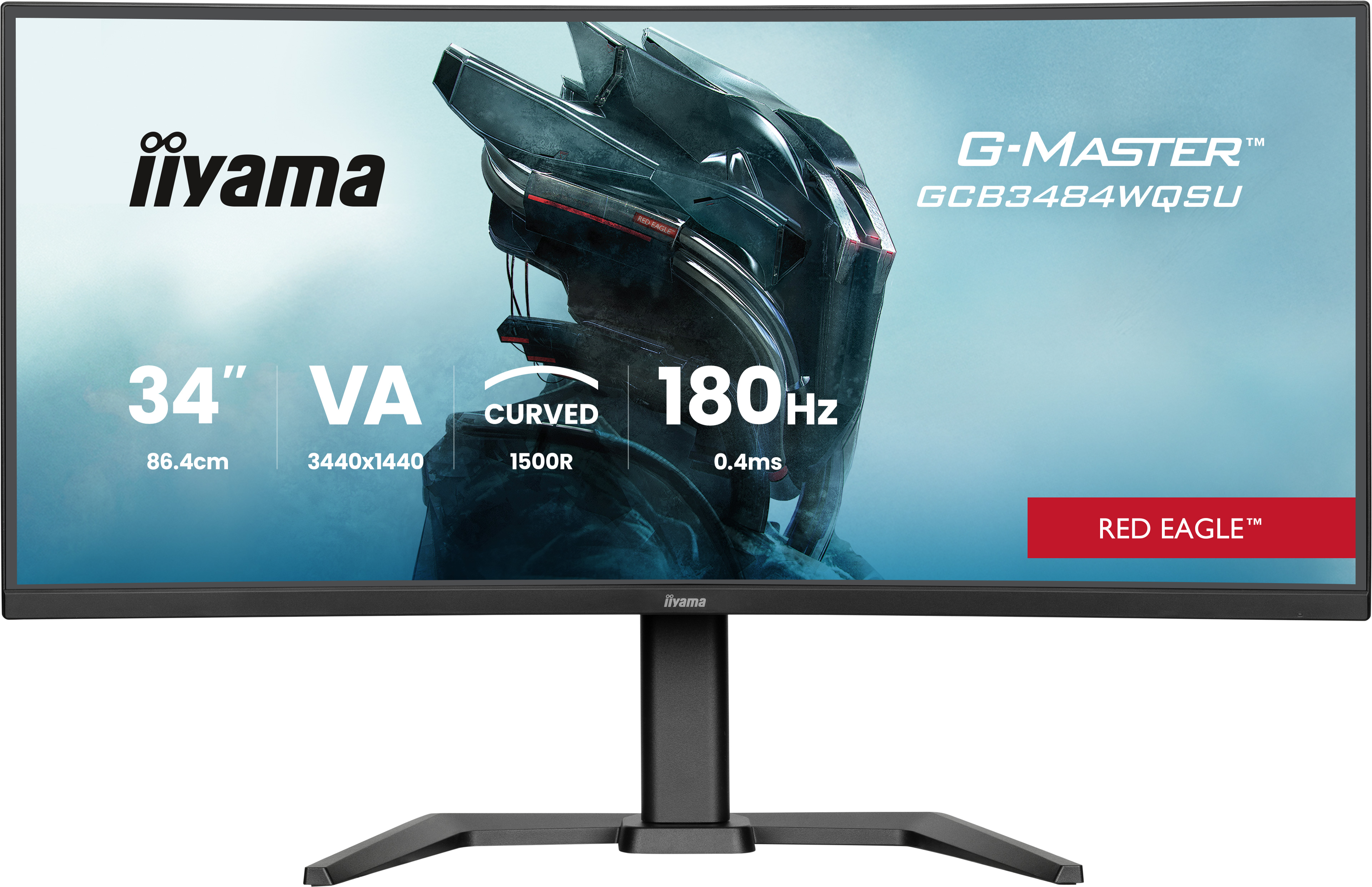 GCB3484WQSU-B1 34IN CURVED UWQH 3440X1440 180HZ 21:9 0.4MS 500