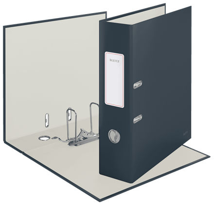 LEITZ Cosy Soft-Touch Ordner samtgrau Karton 8,0 cm DIN A4, 1 St.