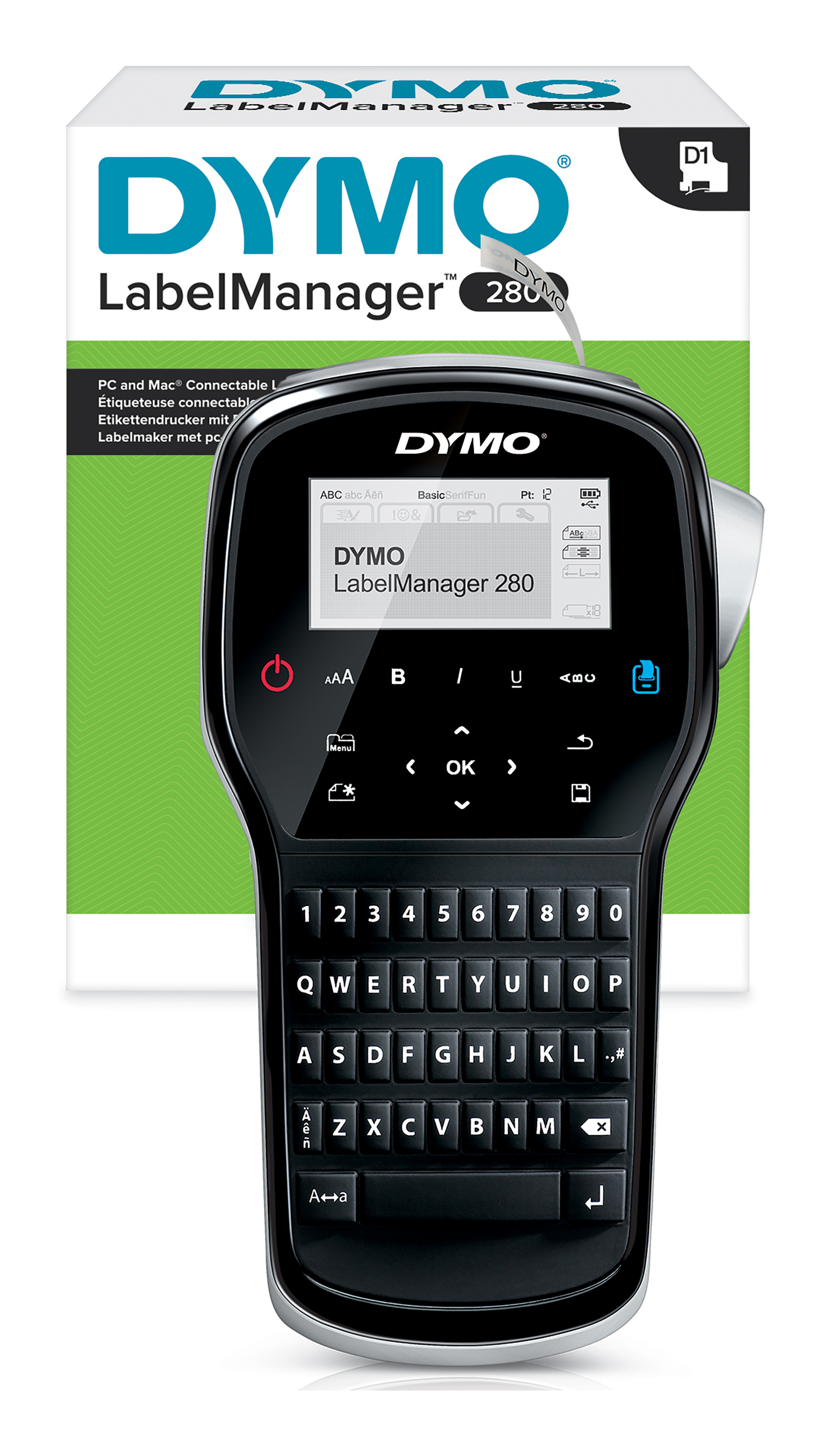 DYMO LabelManager 280 Beschriftungsgerät schwarz
