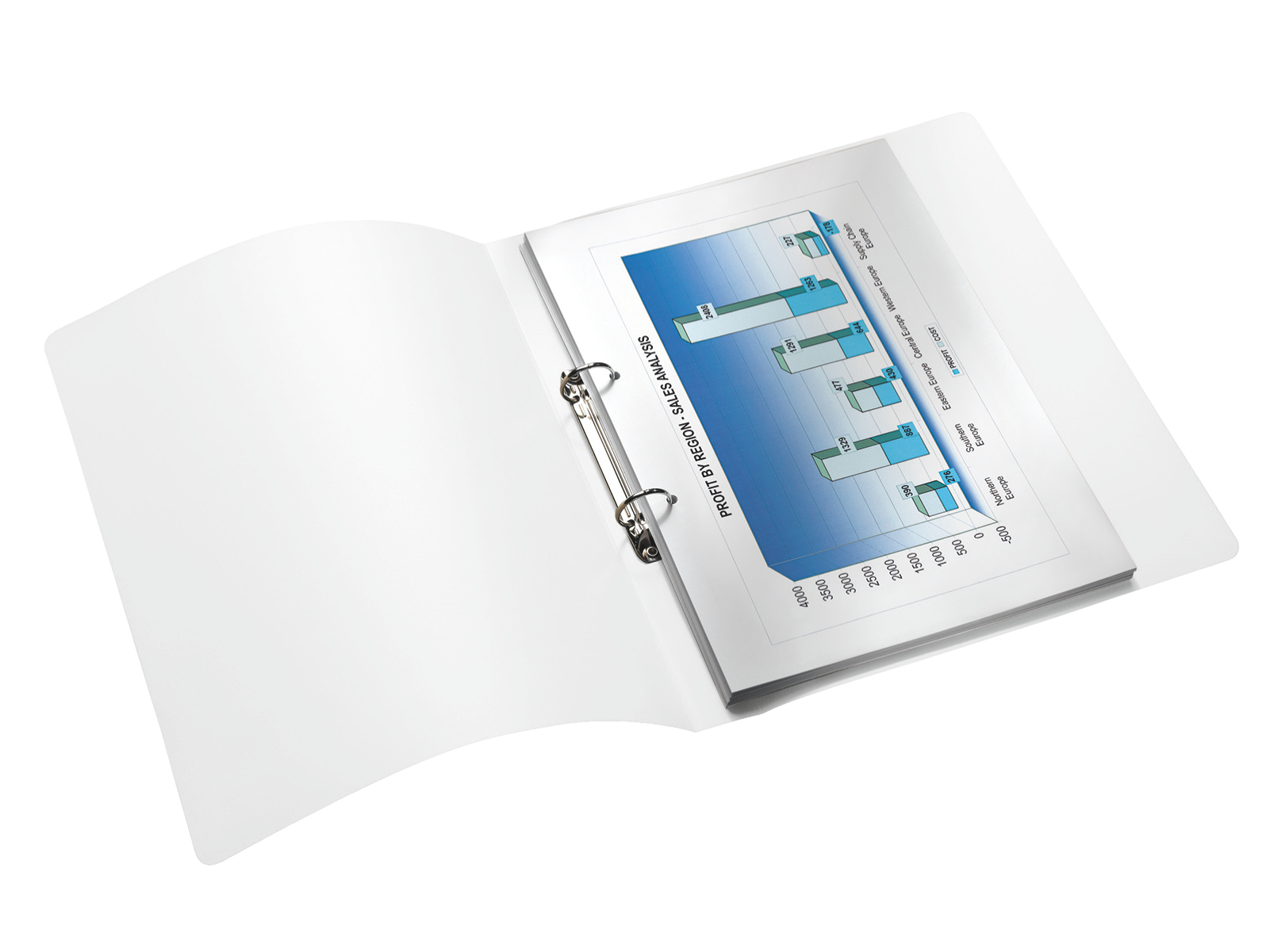 LEITZ WOW Ringbuch 2-Ringe violett-metallic 3,2 cm DIN A4, 1 St.