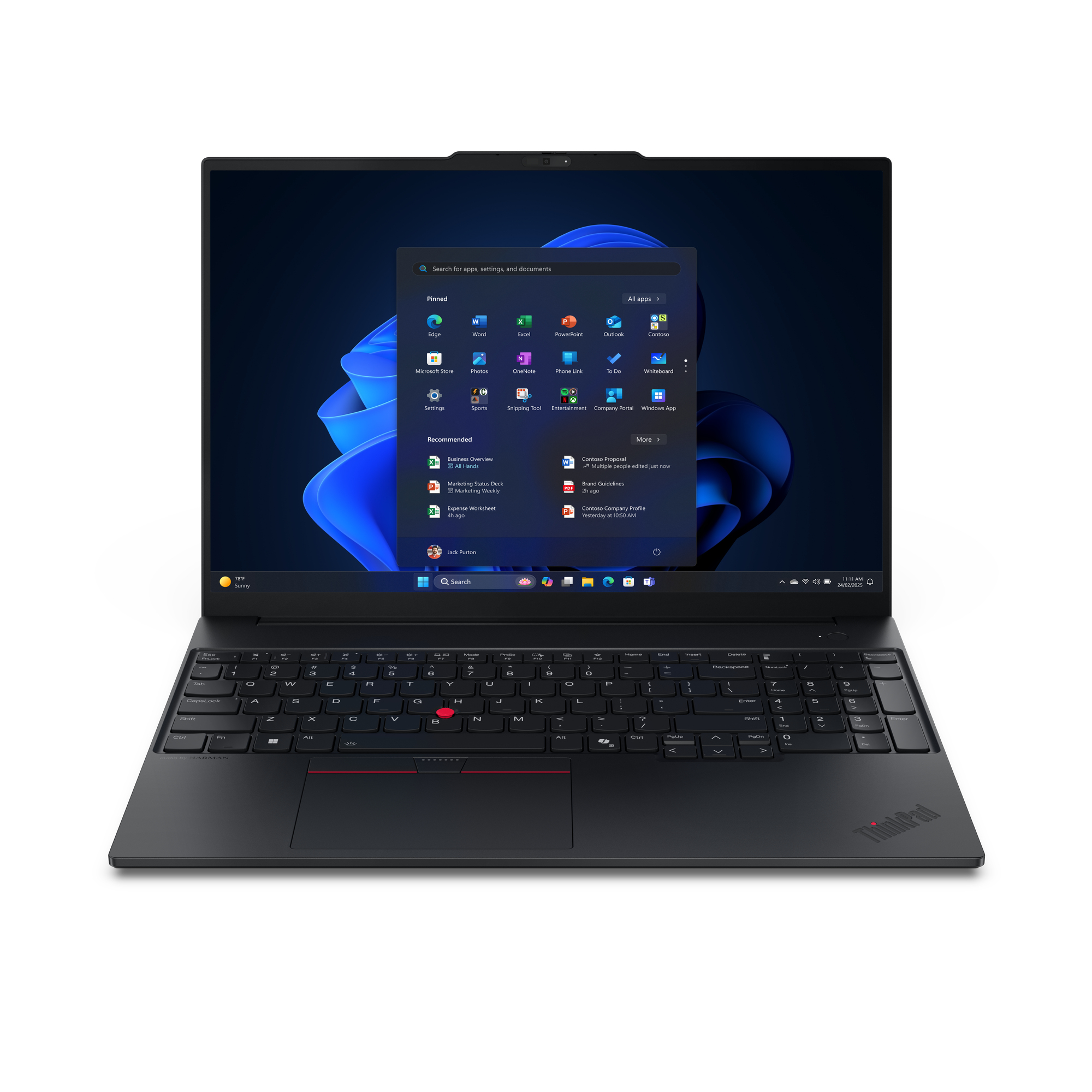 LENOVO ThinkPad E16 G3 Intel Core Ultra 5 228V 40,64cm 16Zoll WUXGA 32GB 512GB SSD UMA W11P No WWAN Copilot+ PC Black TopSeller