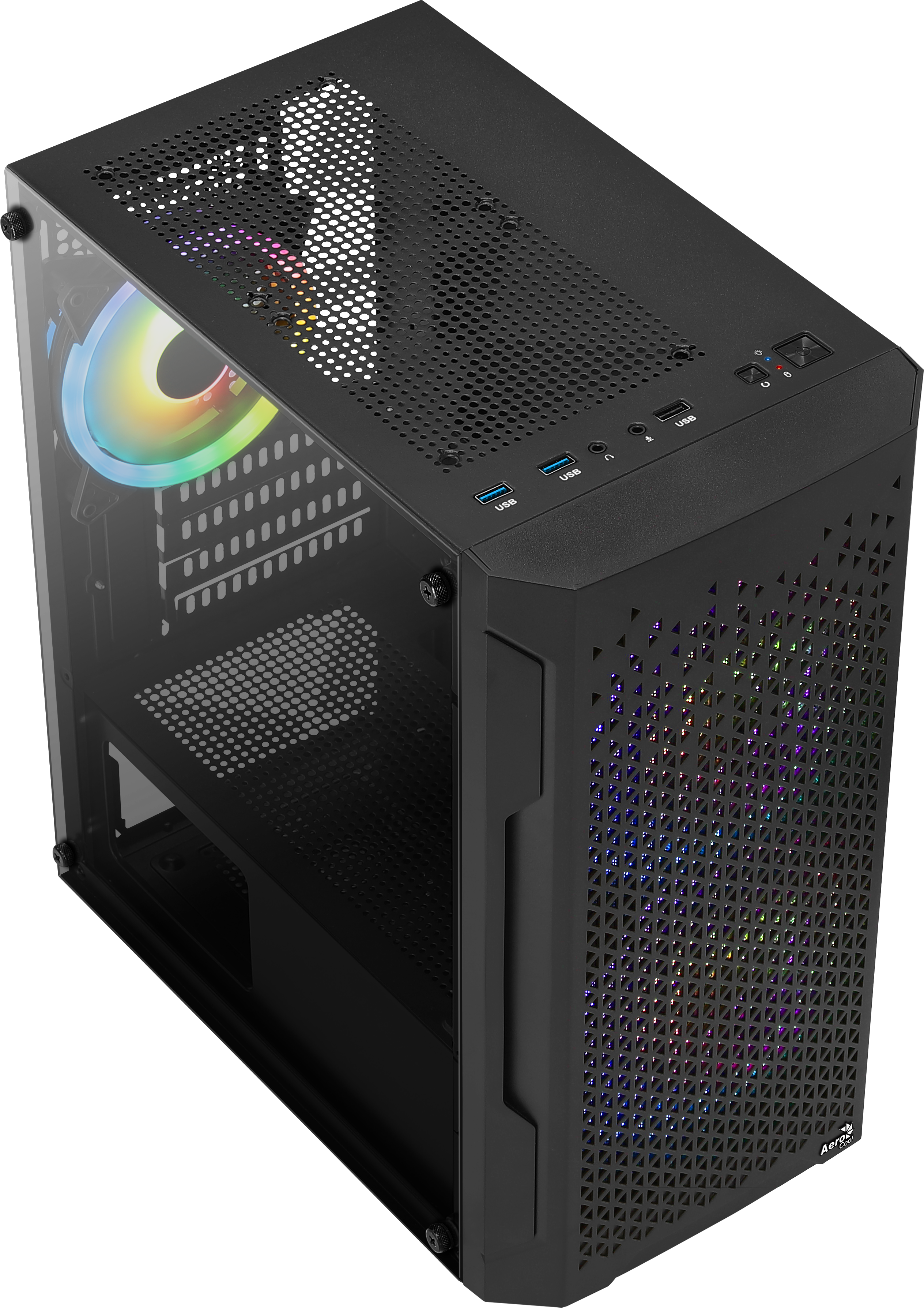 AeroCool Geh Mini Trinity v2 Black MicroATX/MiniITX
