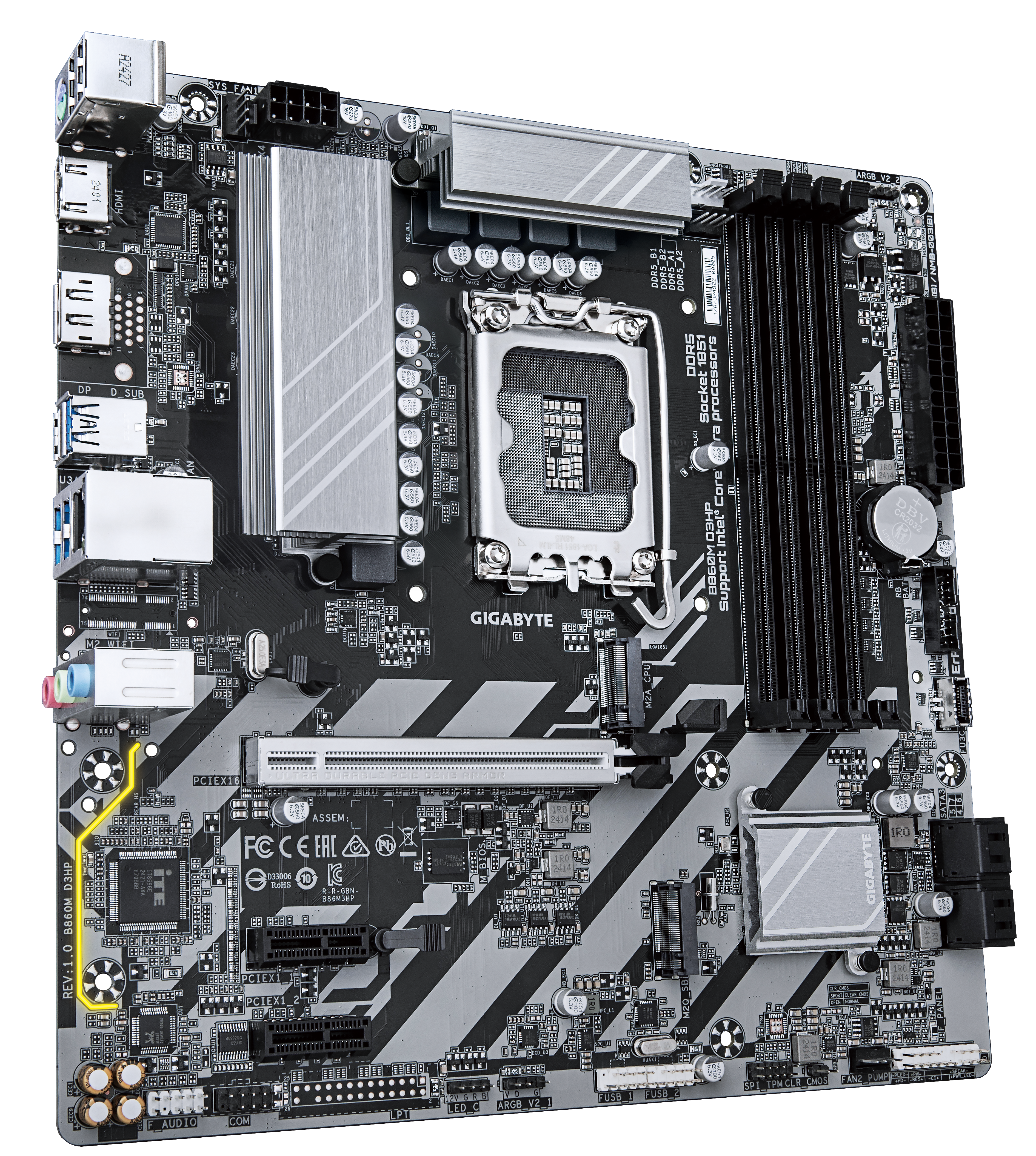 B860M D3HP, Mainboard