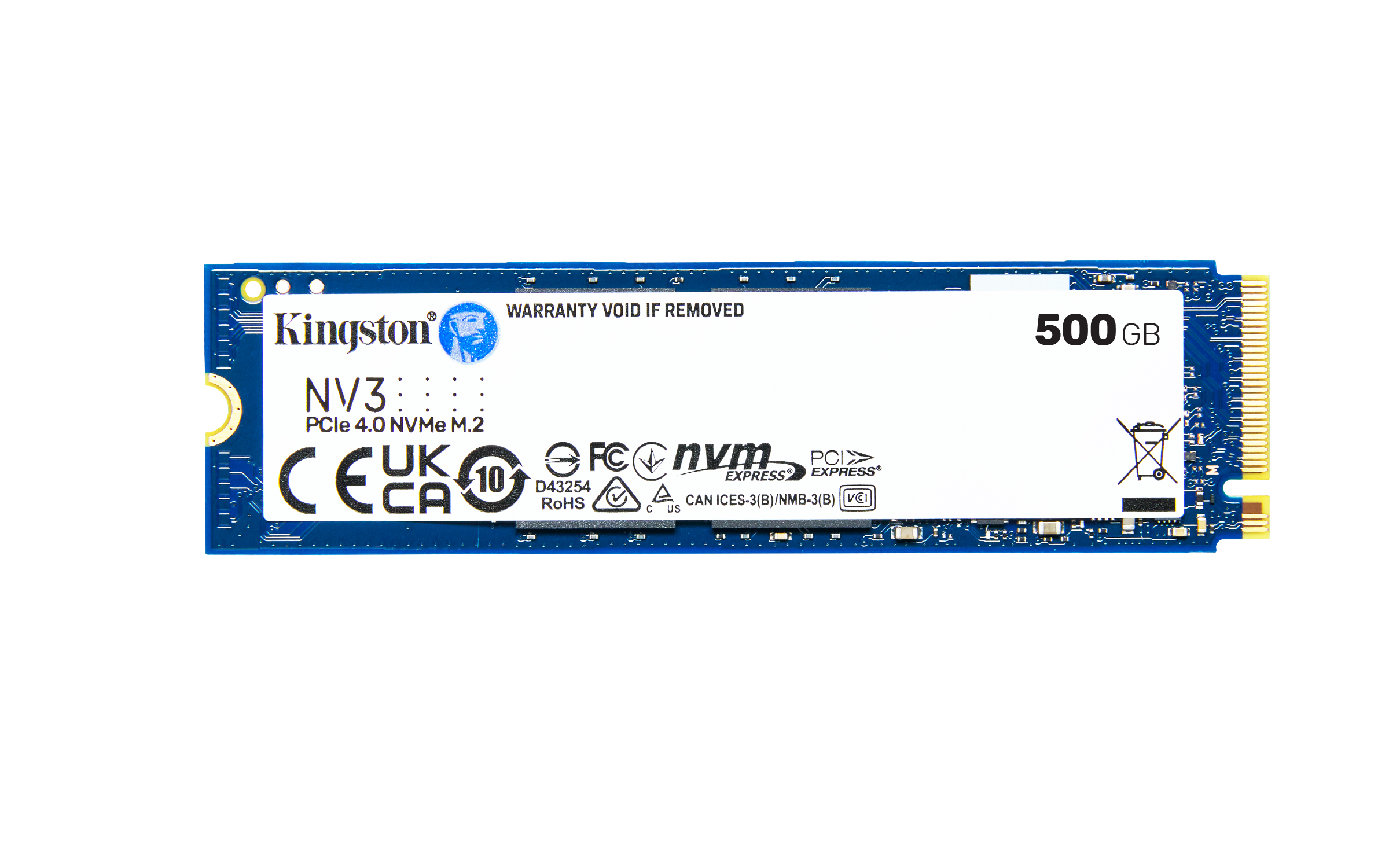 SSD Kingston NV3 500GB Kingston SNV3S/500G M.2 PCIe 4.0 NVMe