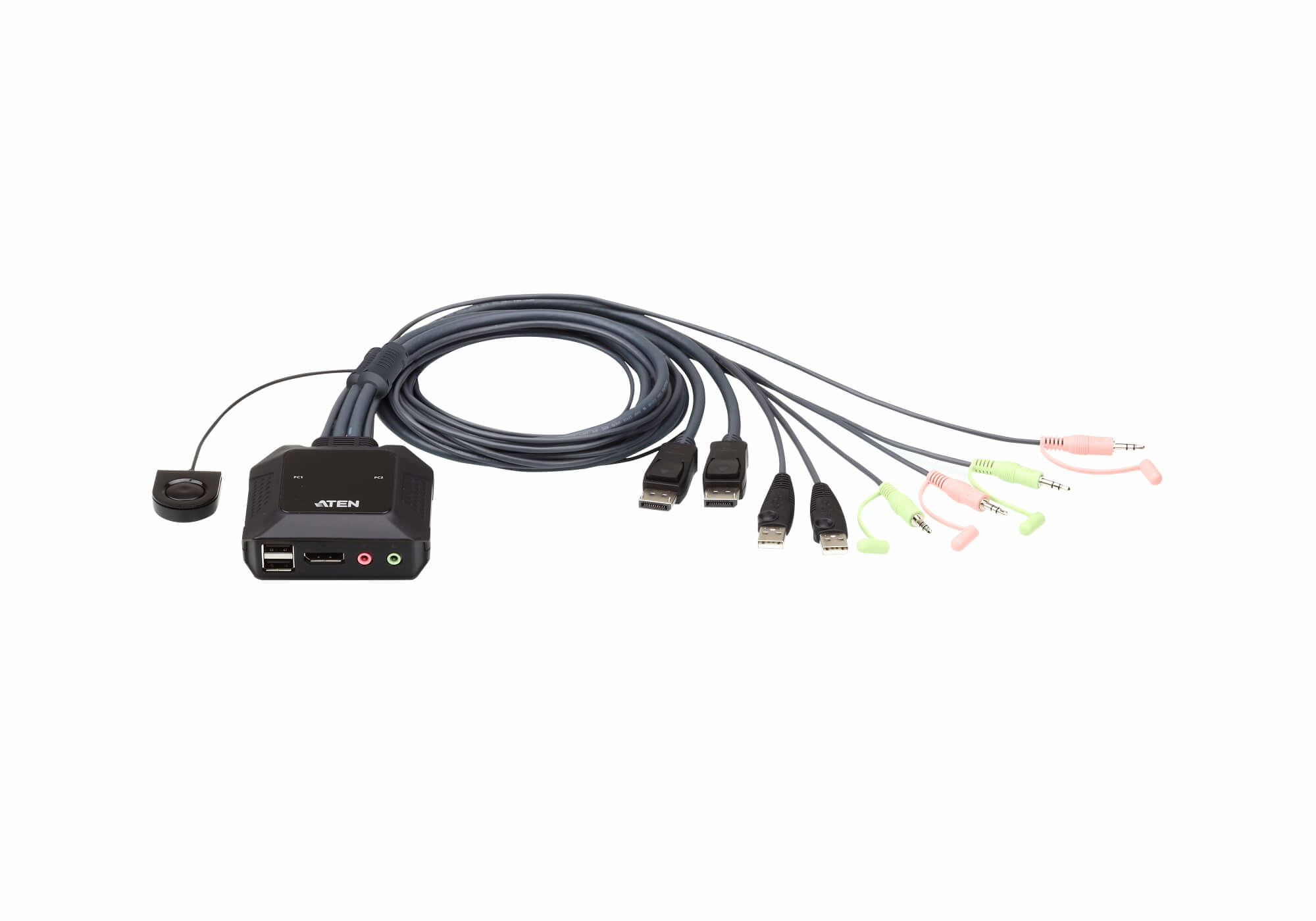 ATEN CS22DP 2-Port USB DisplayPort KVM Switch