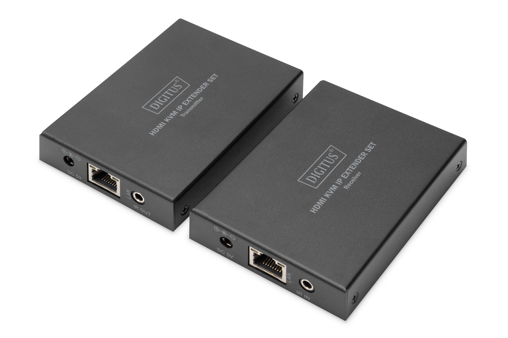 DIGITUS HDMI KVM IP Extender Set Cat5e/6/6A/7/8 bis 150m FHD
