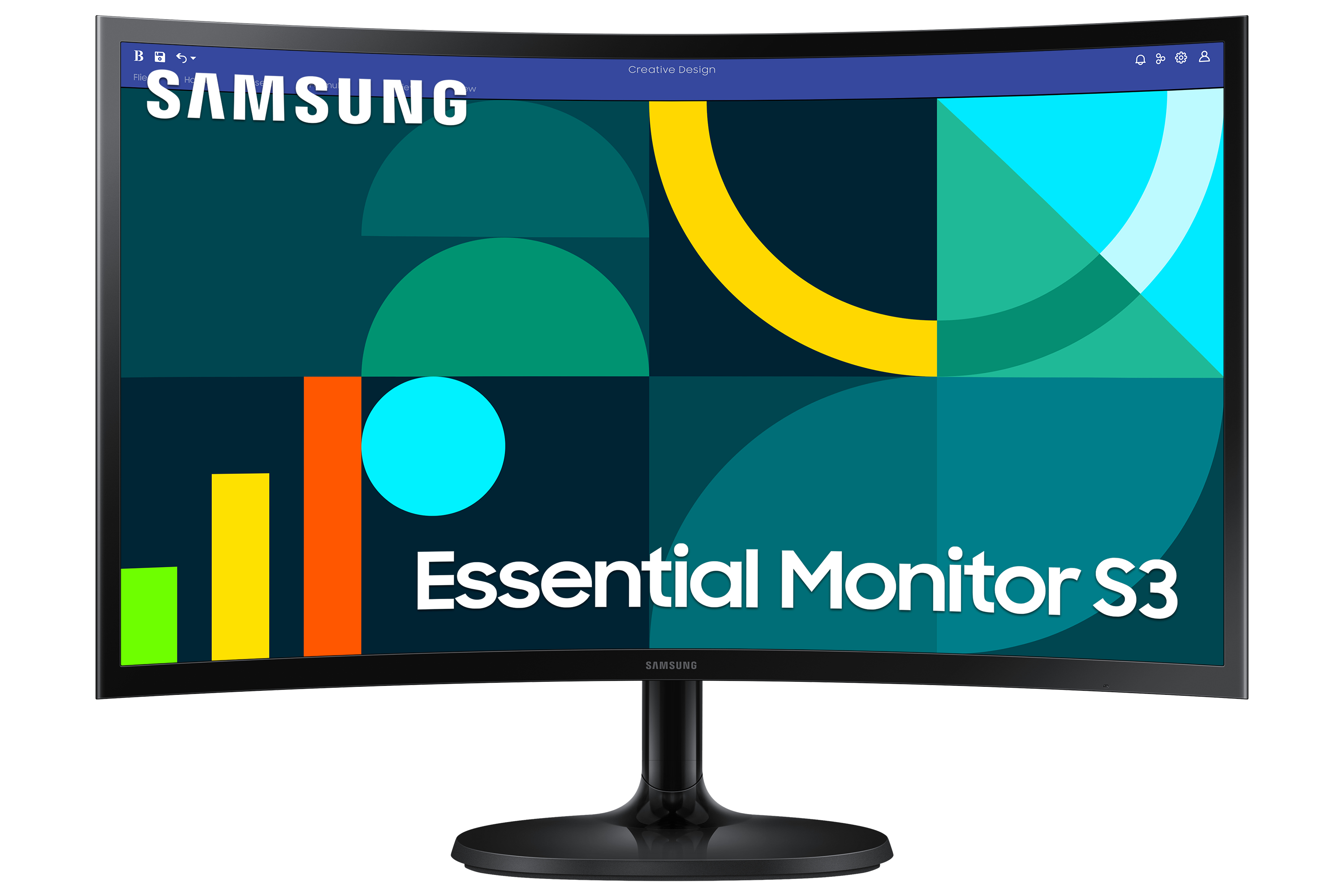 SAMSUNG S24D364GAU Curved Monitor 59,0 cm (24,0 Zoll) schwarz