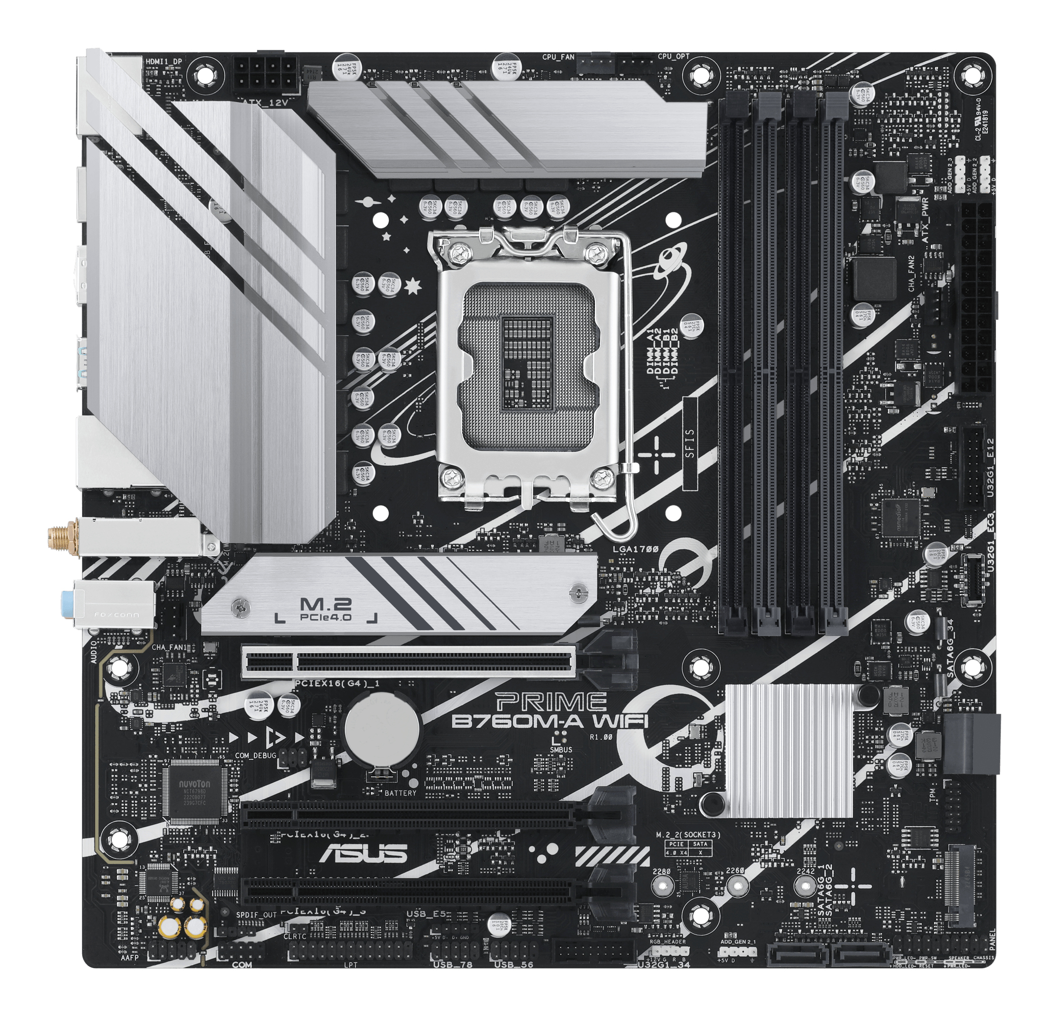 ASUS PRIME B760M-A WIFI LGA 1700 4xDDR5 microATX 4xSATA MB 2xHDMI 1xDP 2xM.2