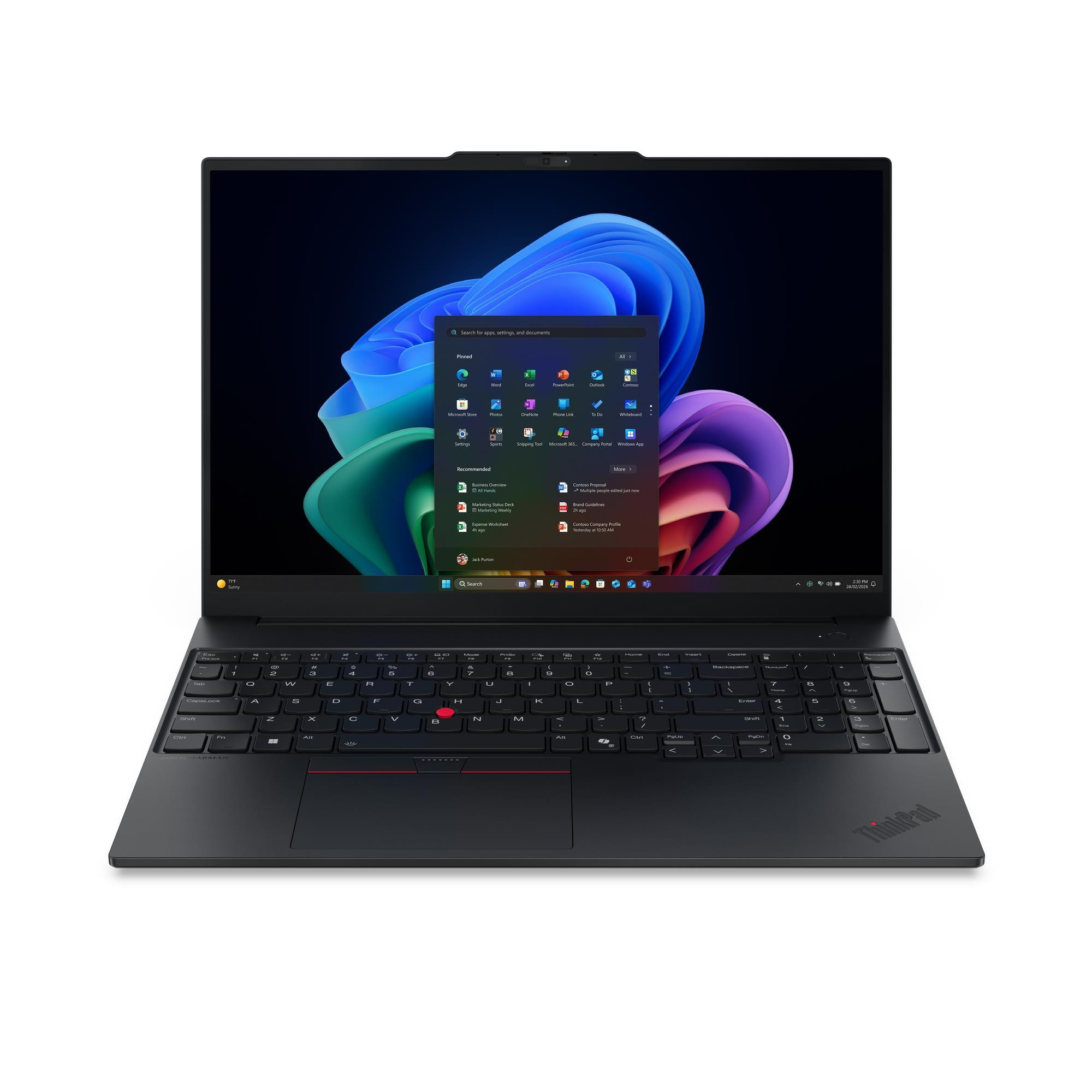 LENOVO ThinkPad E16 G4 Intel Core Ultra 7 355 40,64cm 16Zoll WUXGA 32GB 1TB SSD UMA W11P No WWAN Copilot+ PC Black TopSeller