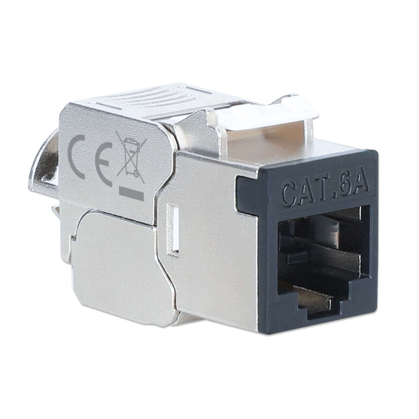 INTELLINET Cat6a 10G STP Keystone-Modul schwarz