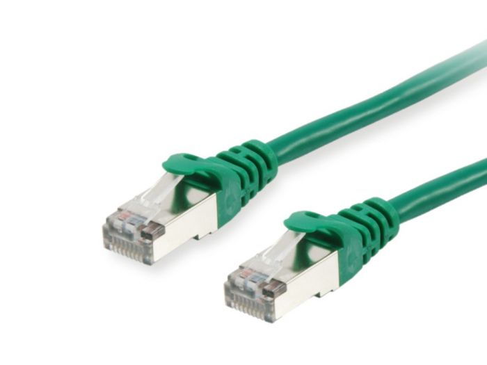 Equip Patchkabel Cat6A S/FTP 2xRJ45 0.15m grün LSZH Polybeutel