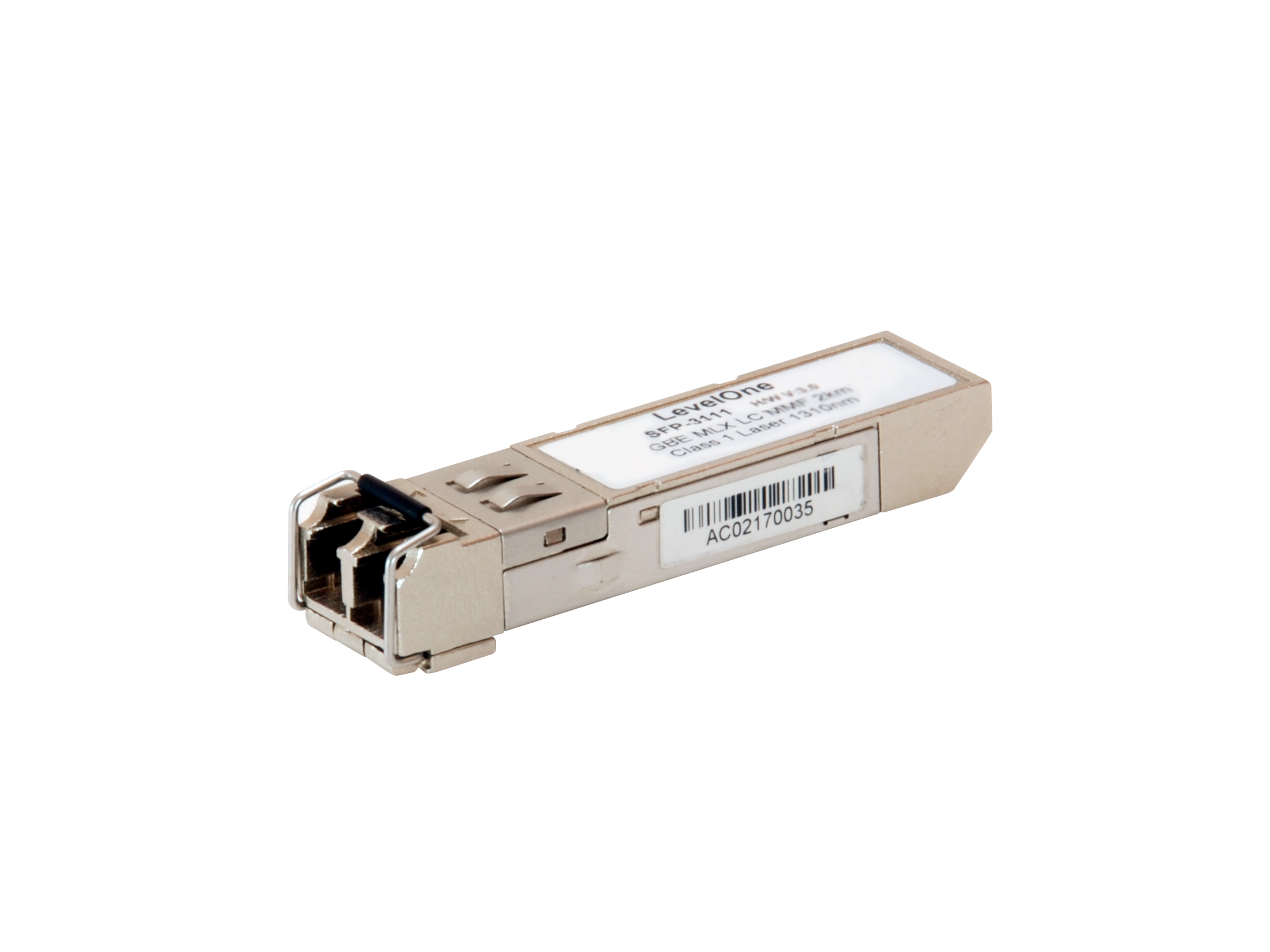 LevelOne SFP Transceiver 1.25Gbps MM Duplex LC 1310nm 2km