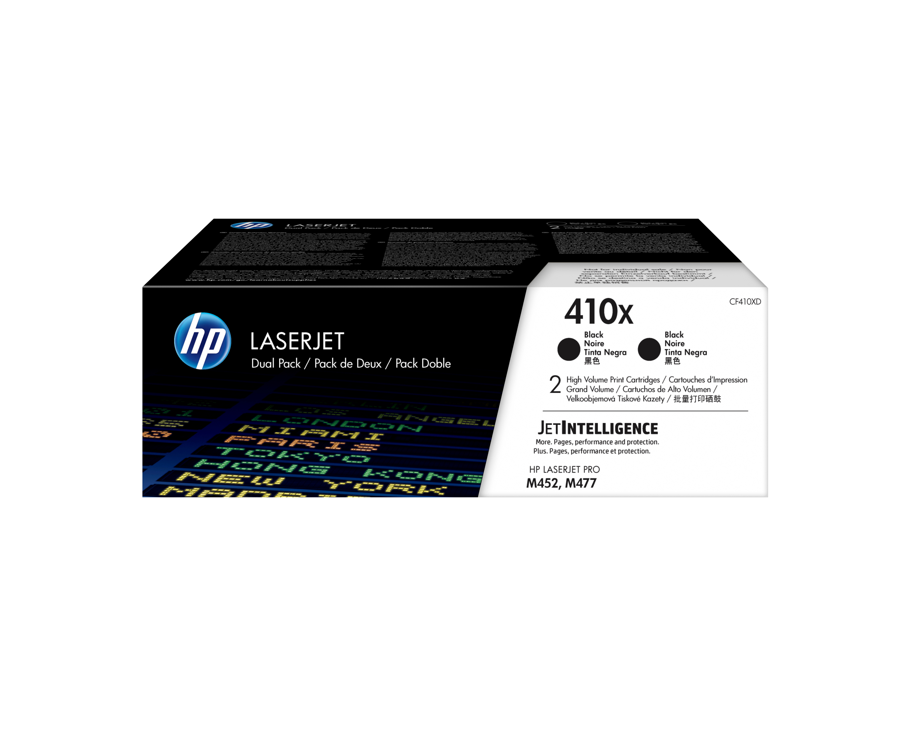 HP 410X (CF410XD) schwarz Tonerkartuschen, 2er-Set