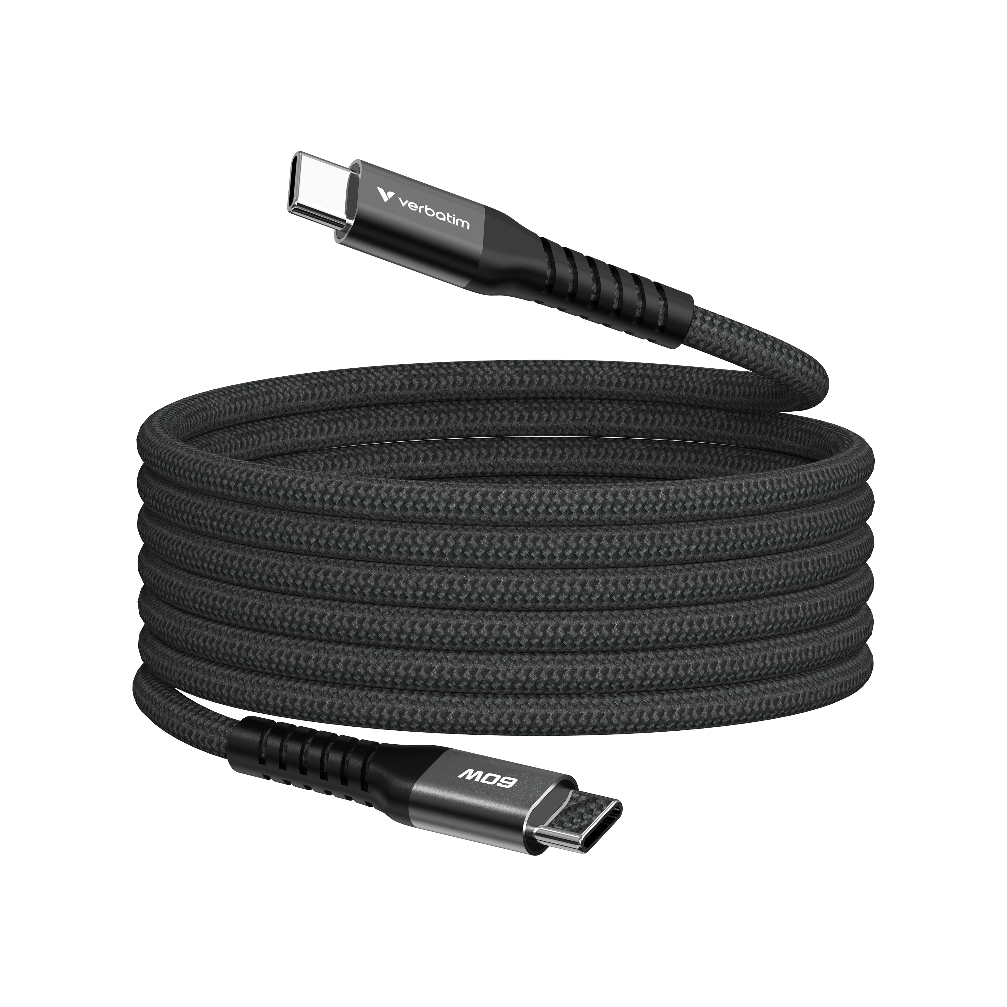 Verbatim Sync & Charge USB-C to USB-C 60W Magn. 120cm Black