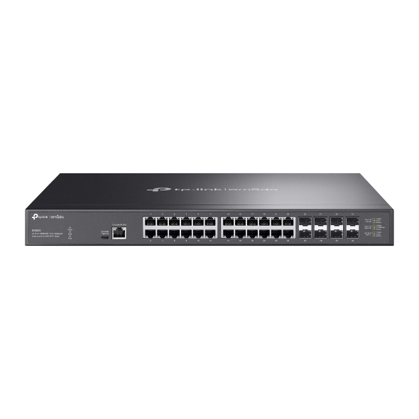 TP-LINK SX3832 Omada 24-Port 10GBASE-T L2+ Managed Switch 24x 10G RJ45 8x 10G SFP+