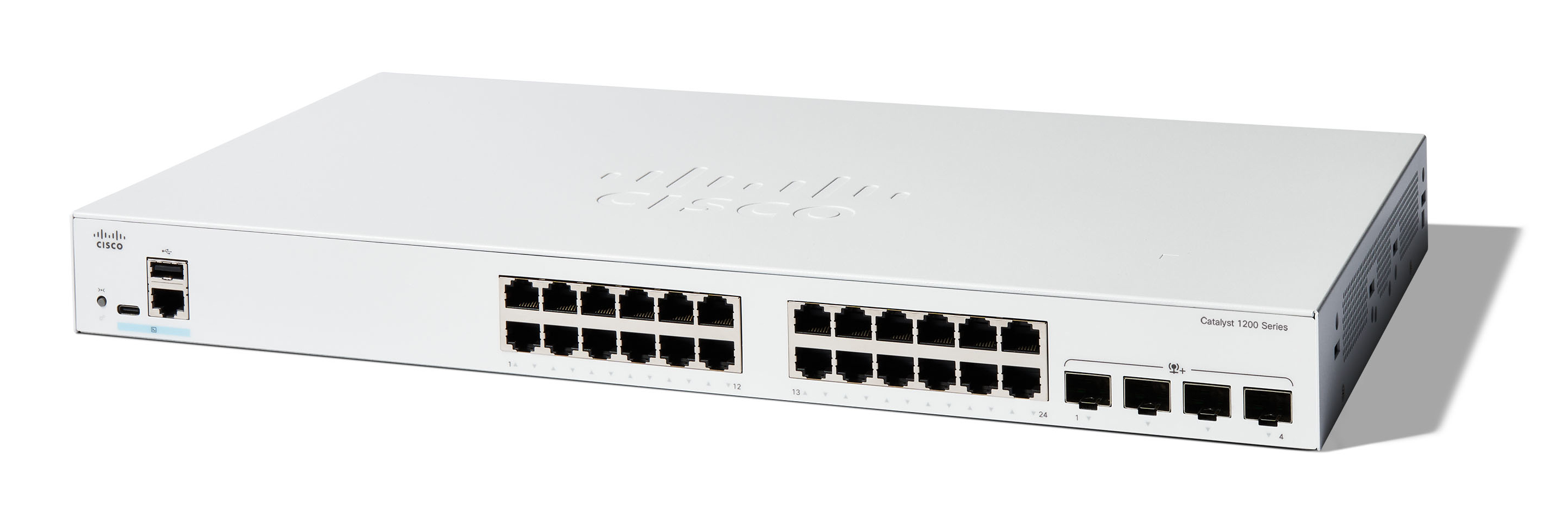CISCO Catalyst 1200 24-Port Switch / Data-Only / 4 x 10G SFP+ Uplinks
